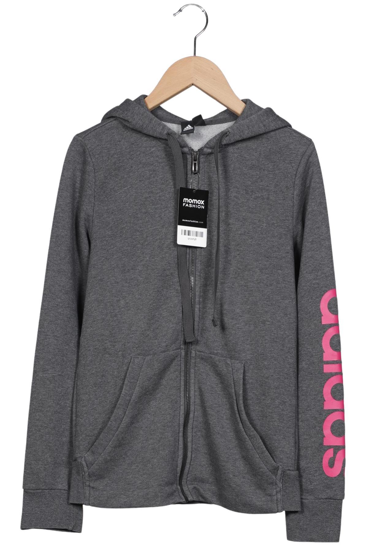 

adidas Damen Kapuzenpullover, grau, Gr. 34