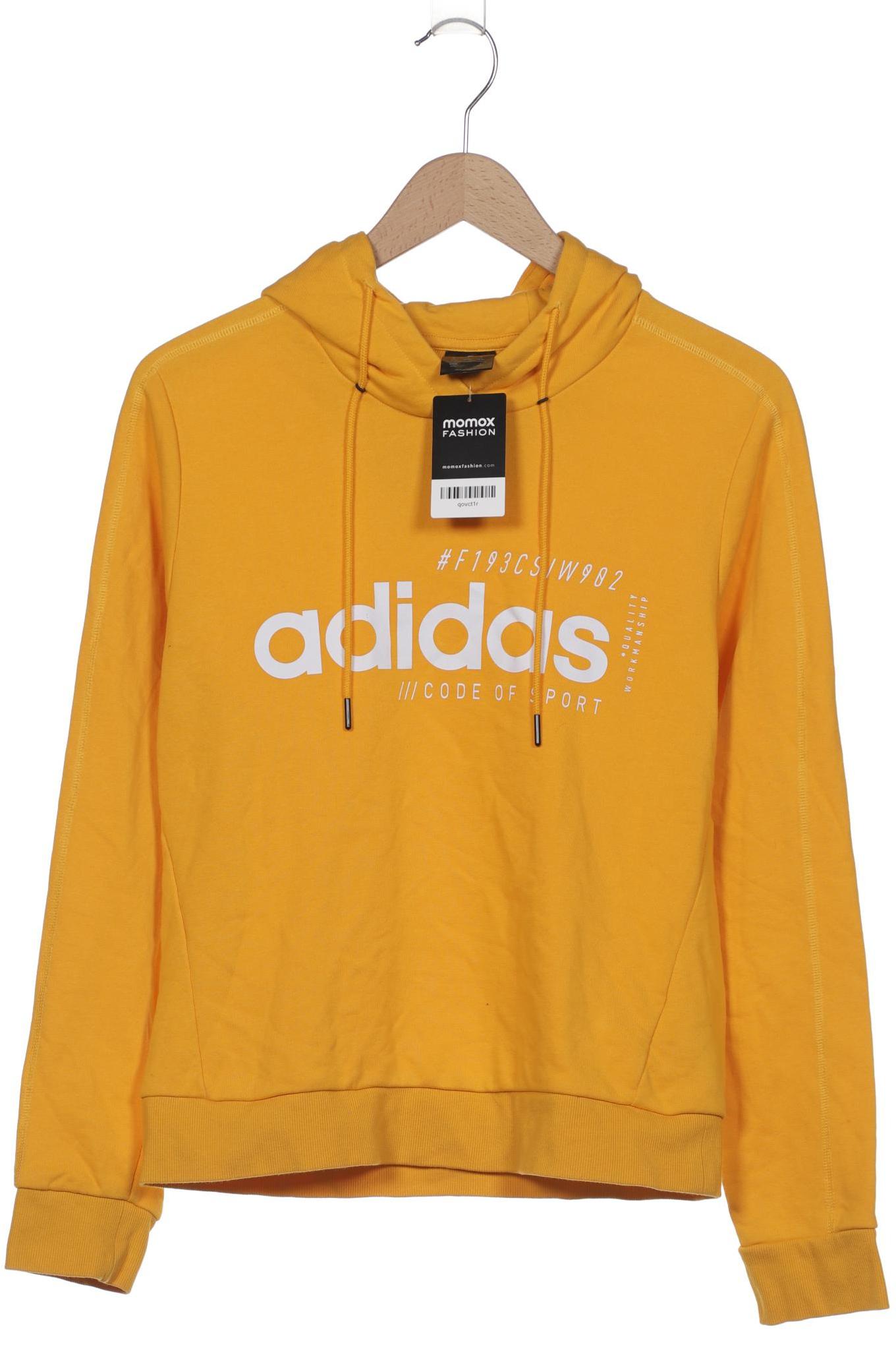 

adidas Damen Kapuzenpullover, gelb, Gr. 38