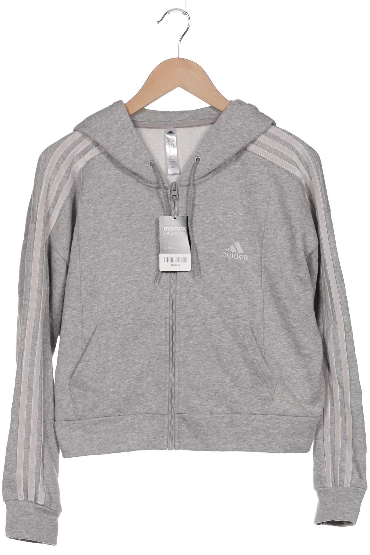 

adidas Damen Kapuzenpullover, grau, Gr. 36
