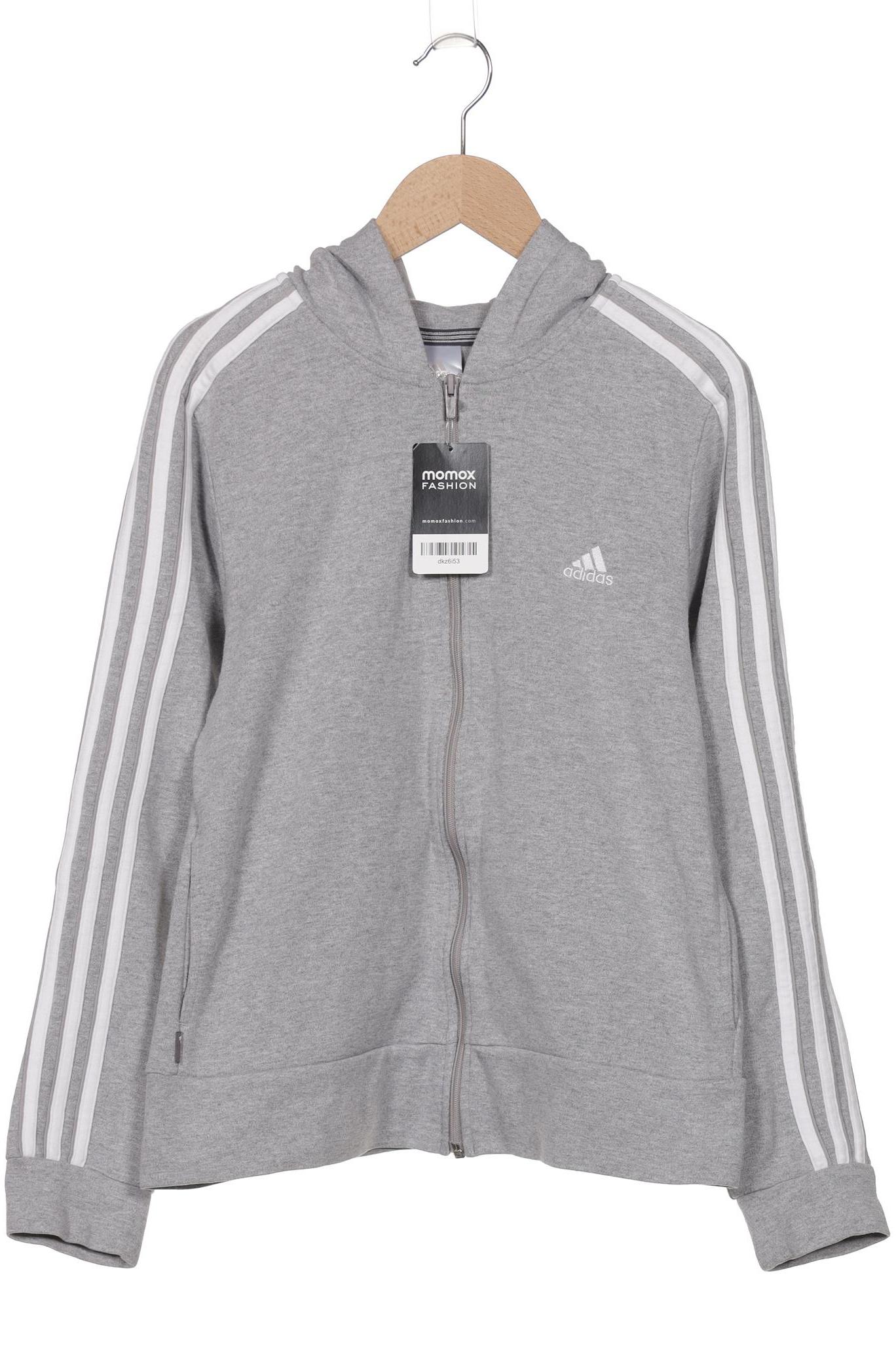 

adidas Damen Kapuzenpullover, grau, Gr. 40