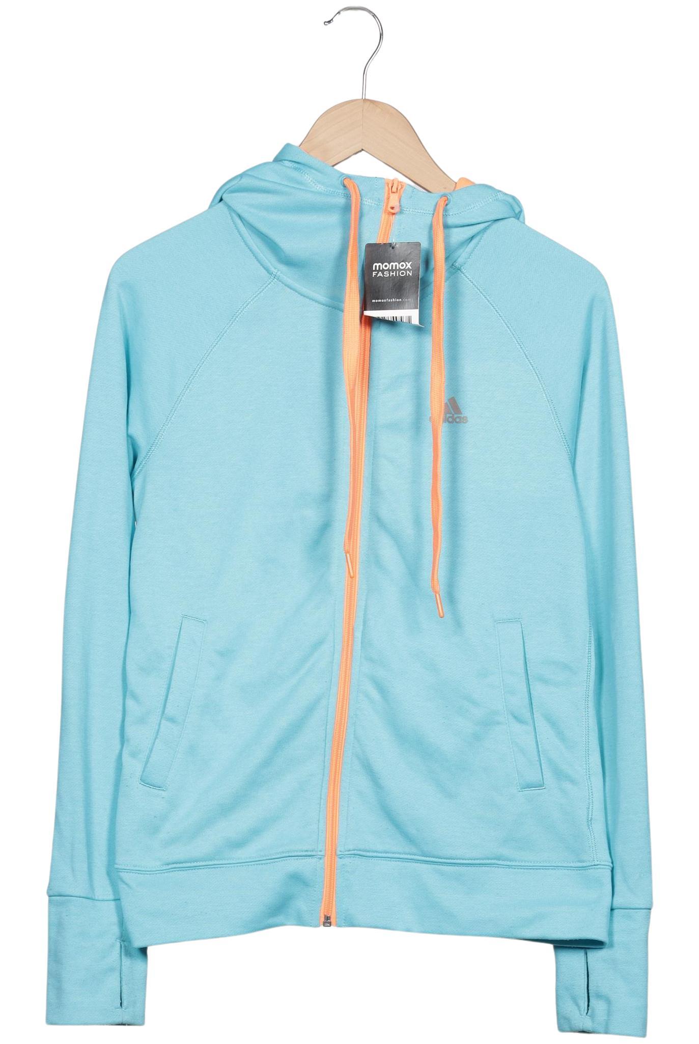 

adidas Damen Kapuzenpullover, blau, Gr. 36