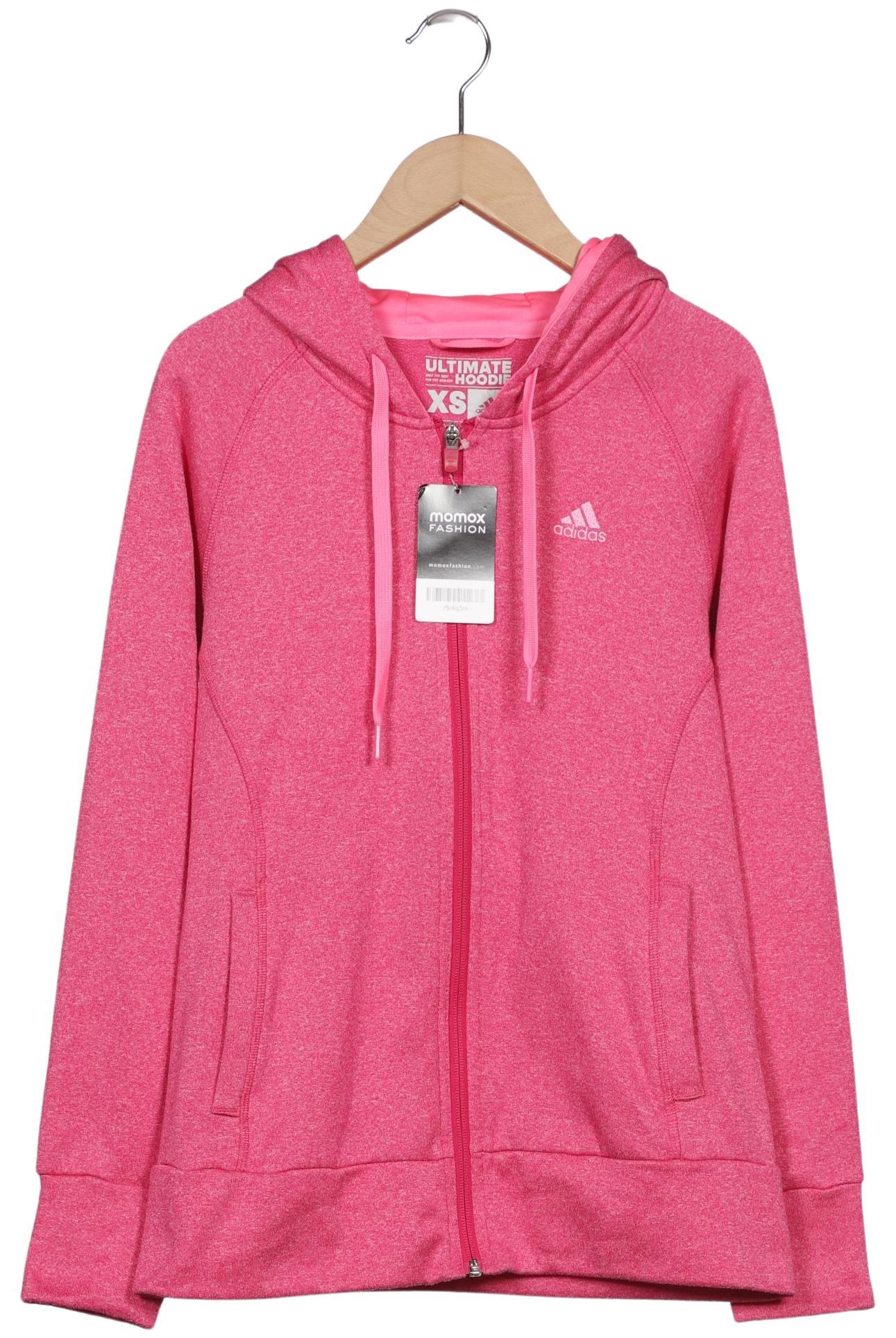 

adidas Damen Kapuzenpullover, pink, Gr. 34