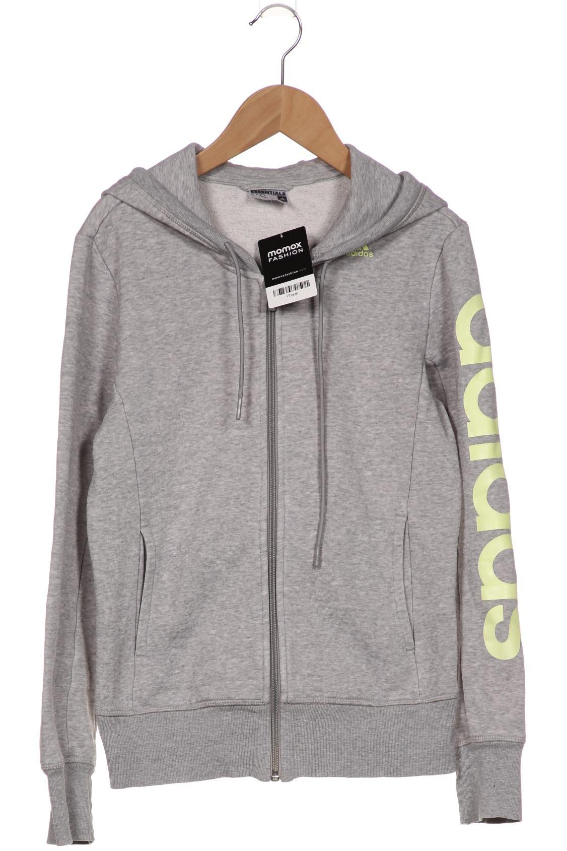 

adidas Damen Kapuzenpullover, grau, Gr. 34