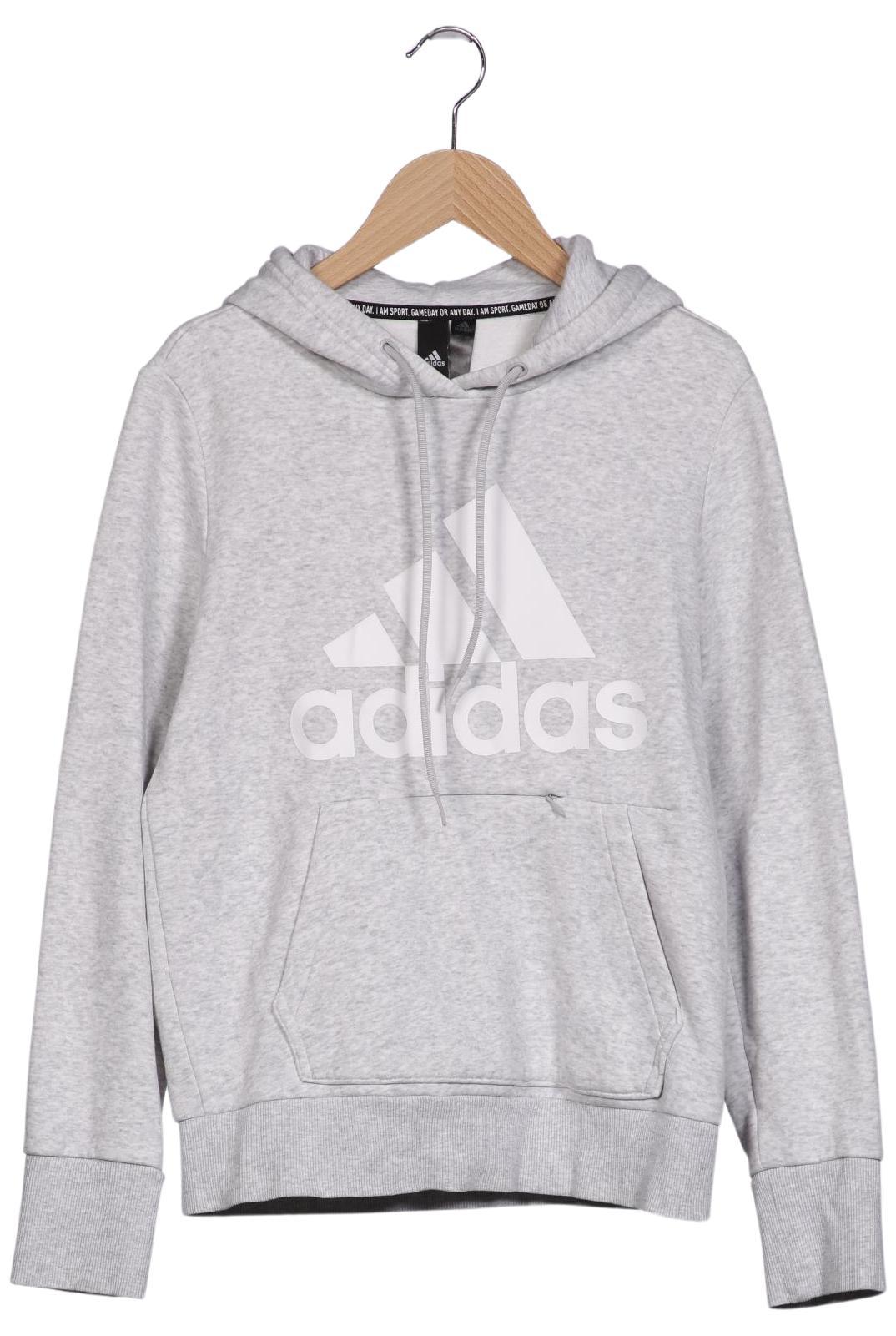 

adidas Damen Kapuzenpullover, grau, Gr. 36