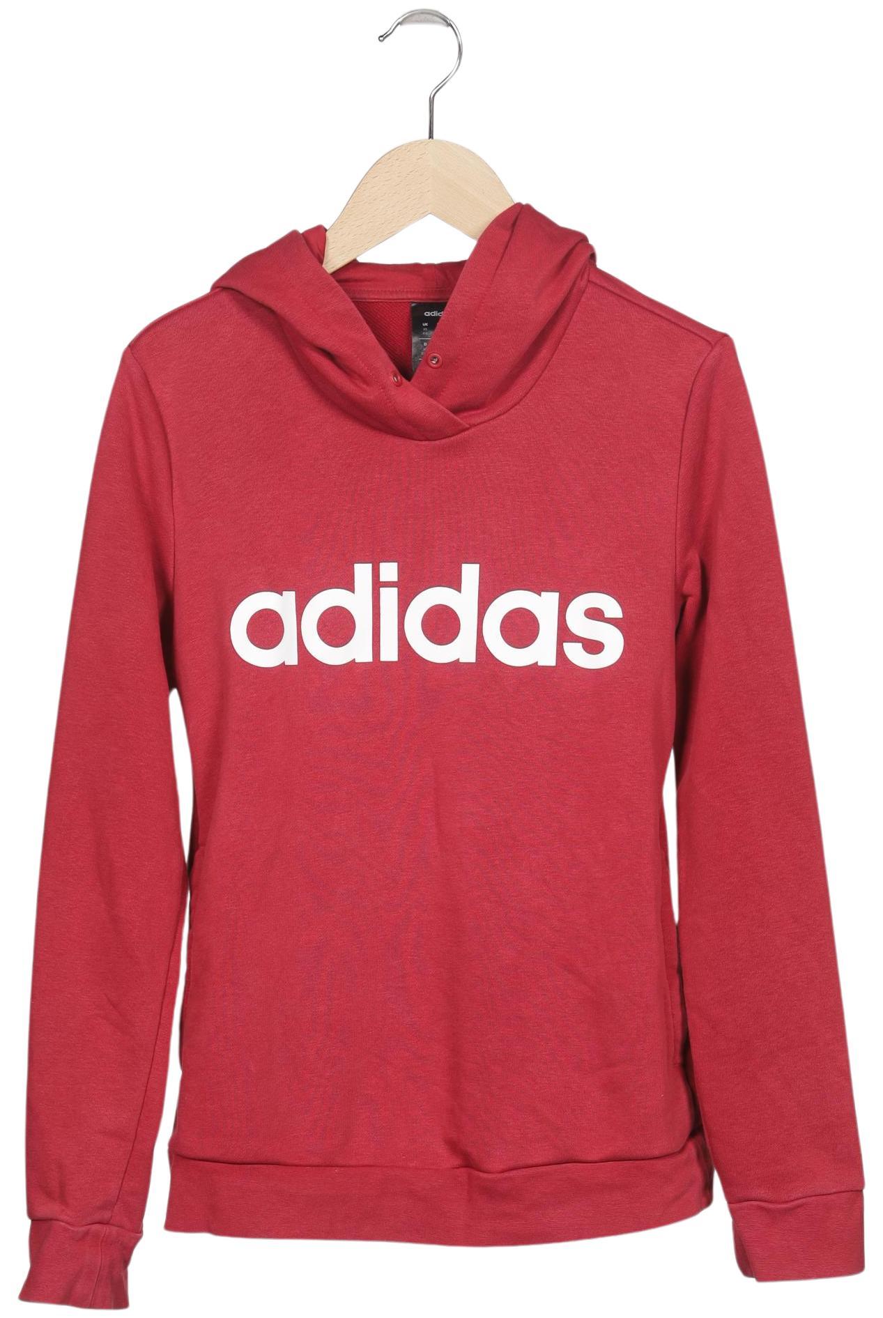 

adidas Damen Kapuzenpullover, rot, Gr. 34