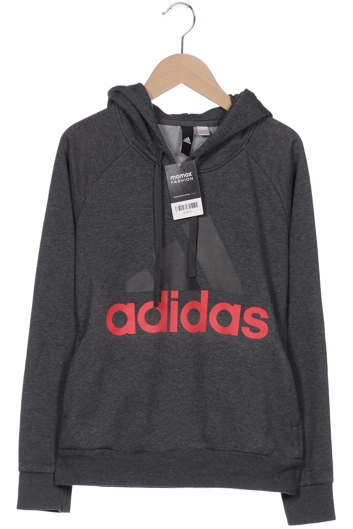 

adidas Damen Kapuzenpullover, grau, Gr. 38