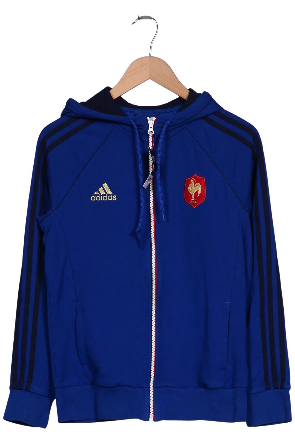 

adidas Damen Kapuzenpullover, blau, Gr. 38