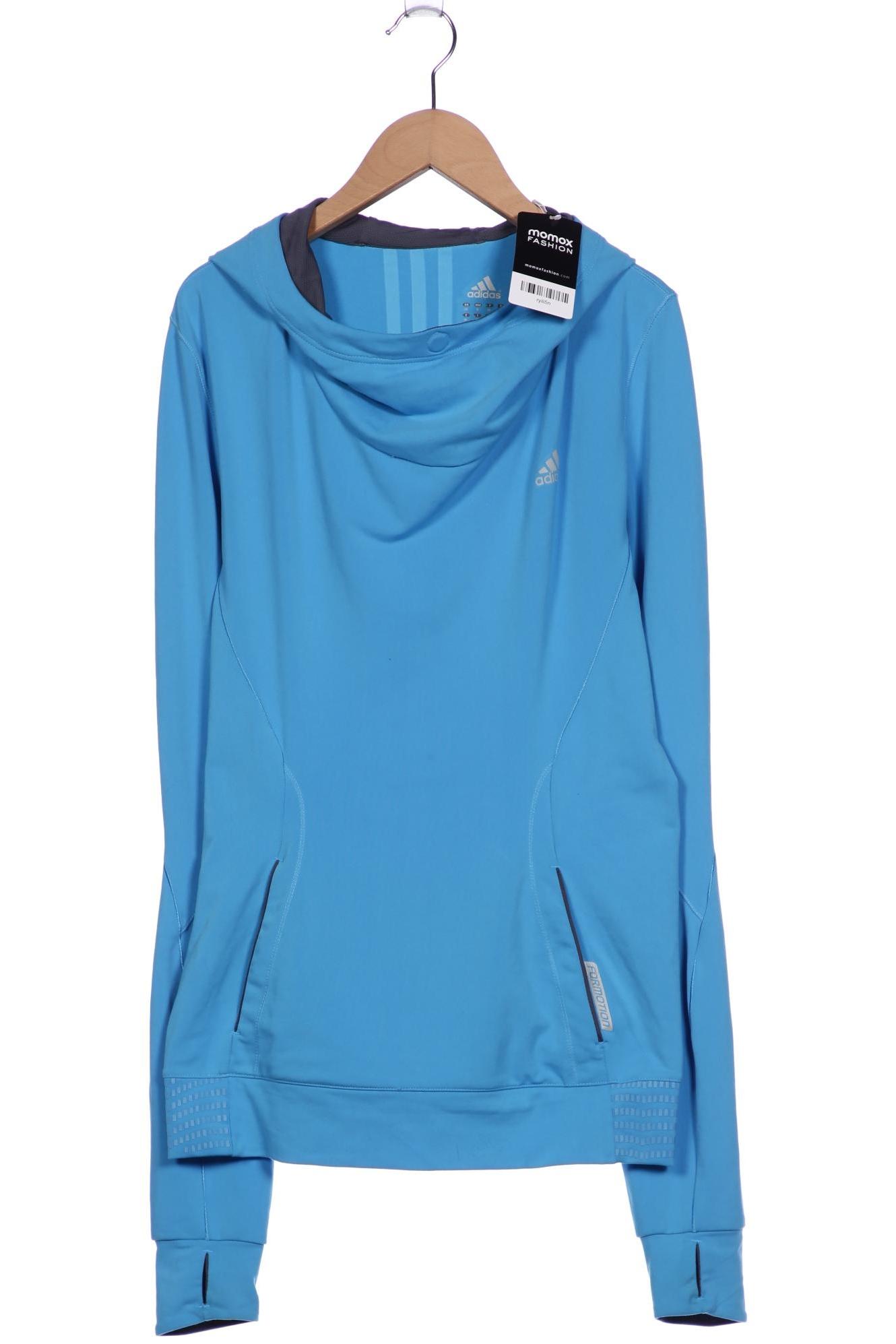 

adidas Damen Kapuzenpullover, blau, Gr. 36