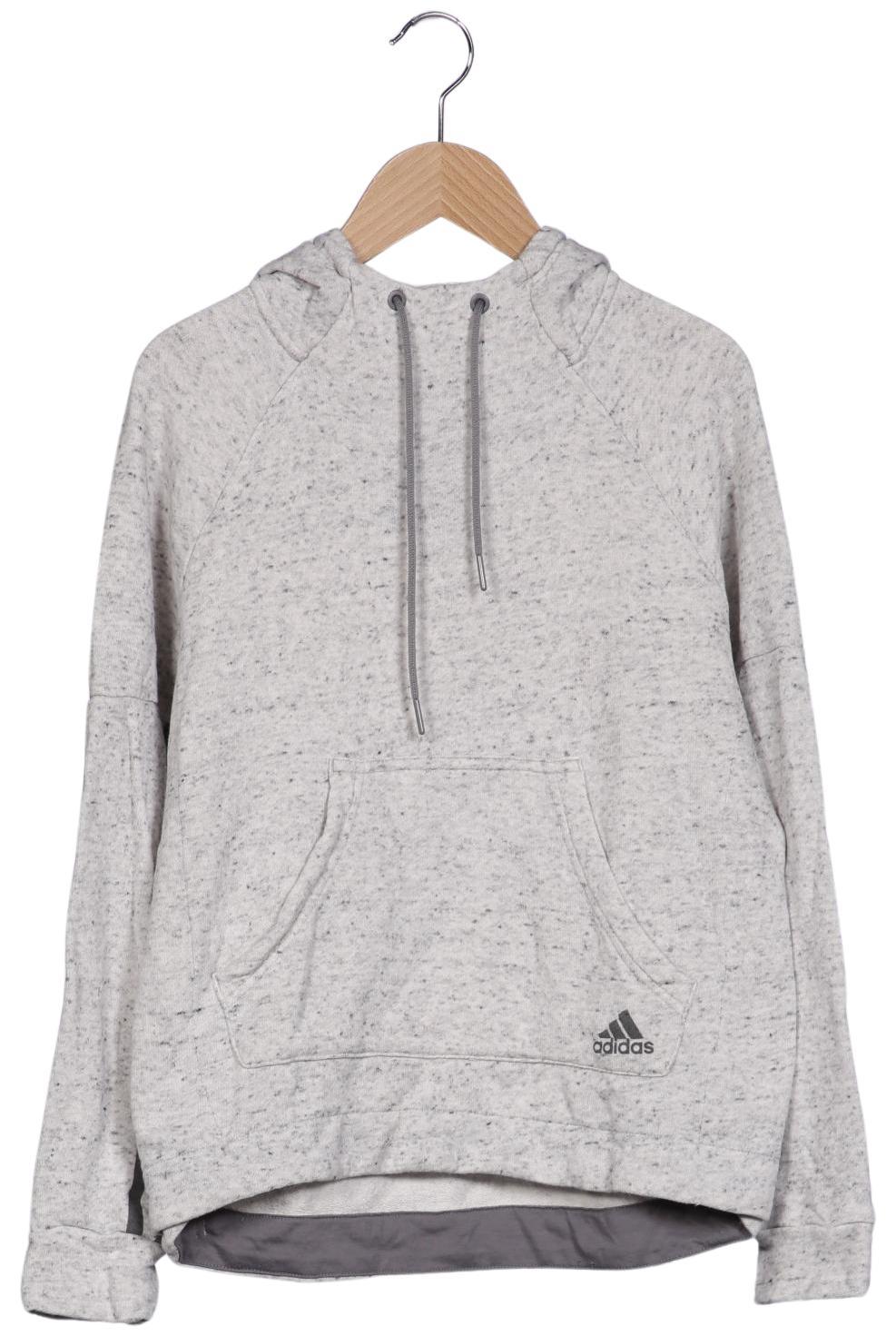

adidas Damen Kapuzenpullover, grau, Gr. 36
