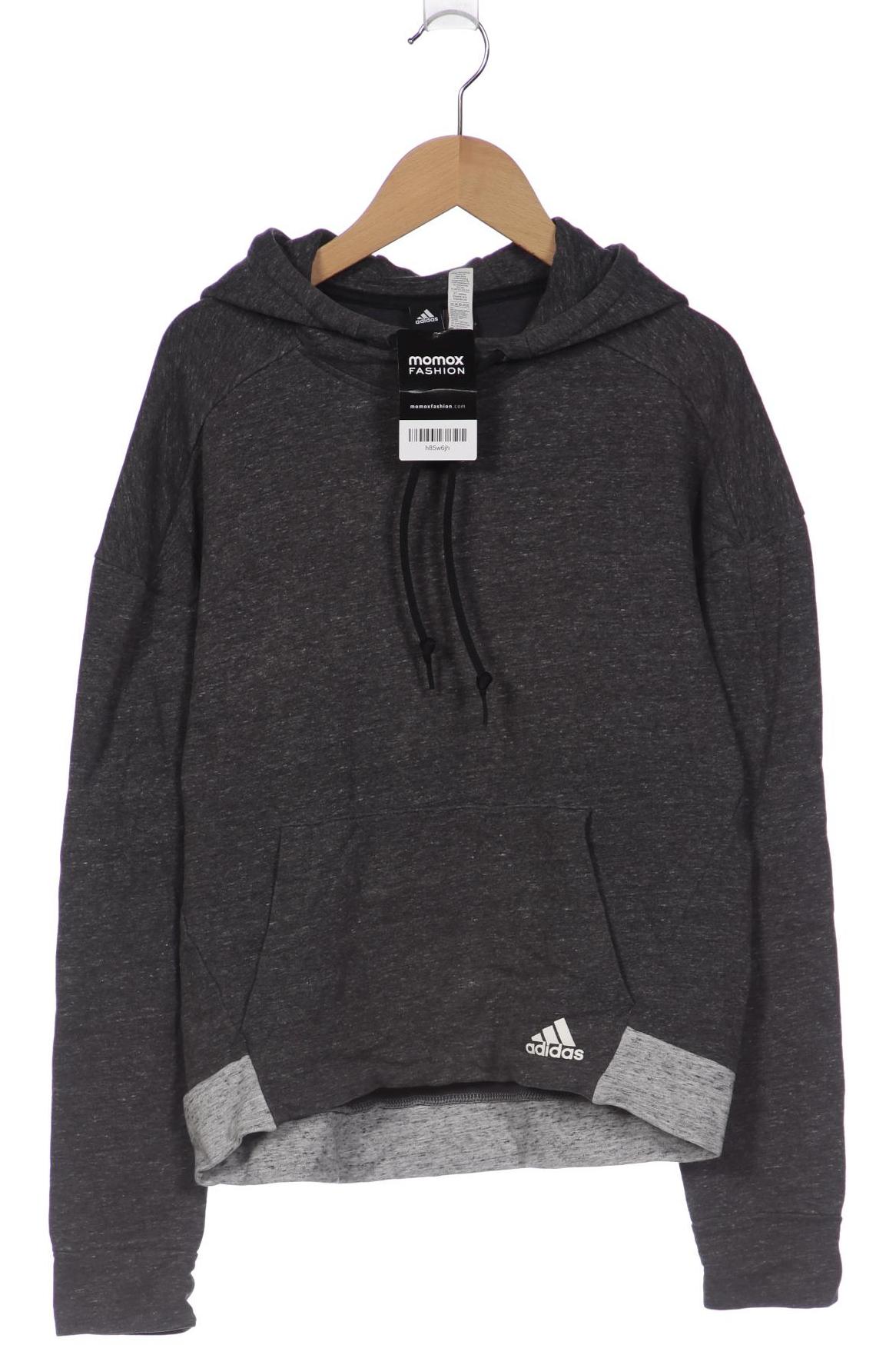 

adidas Damen Kapuzenpullover, grau, Gr. 36