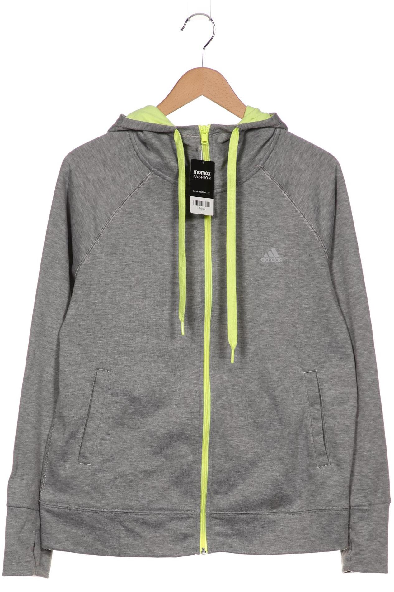 

adidas Damen Kapuzenpullover, grau, Gr. 42