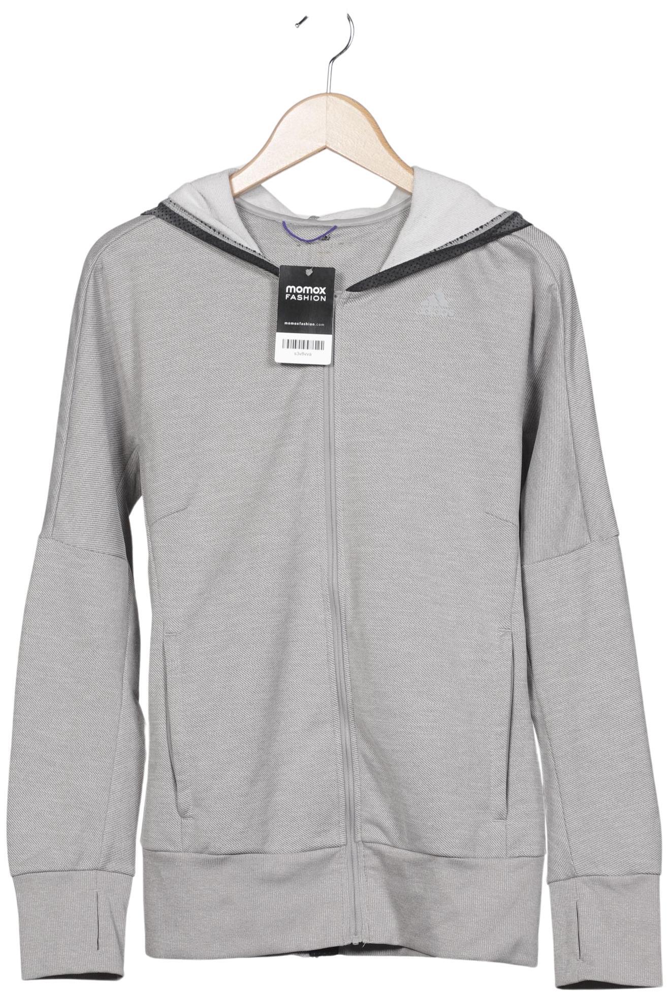 

adidas Damen Kapuzenpullover, grau, Gr. 42