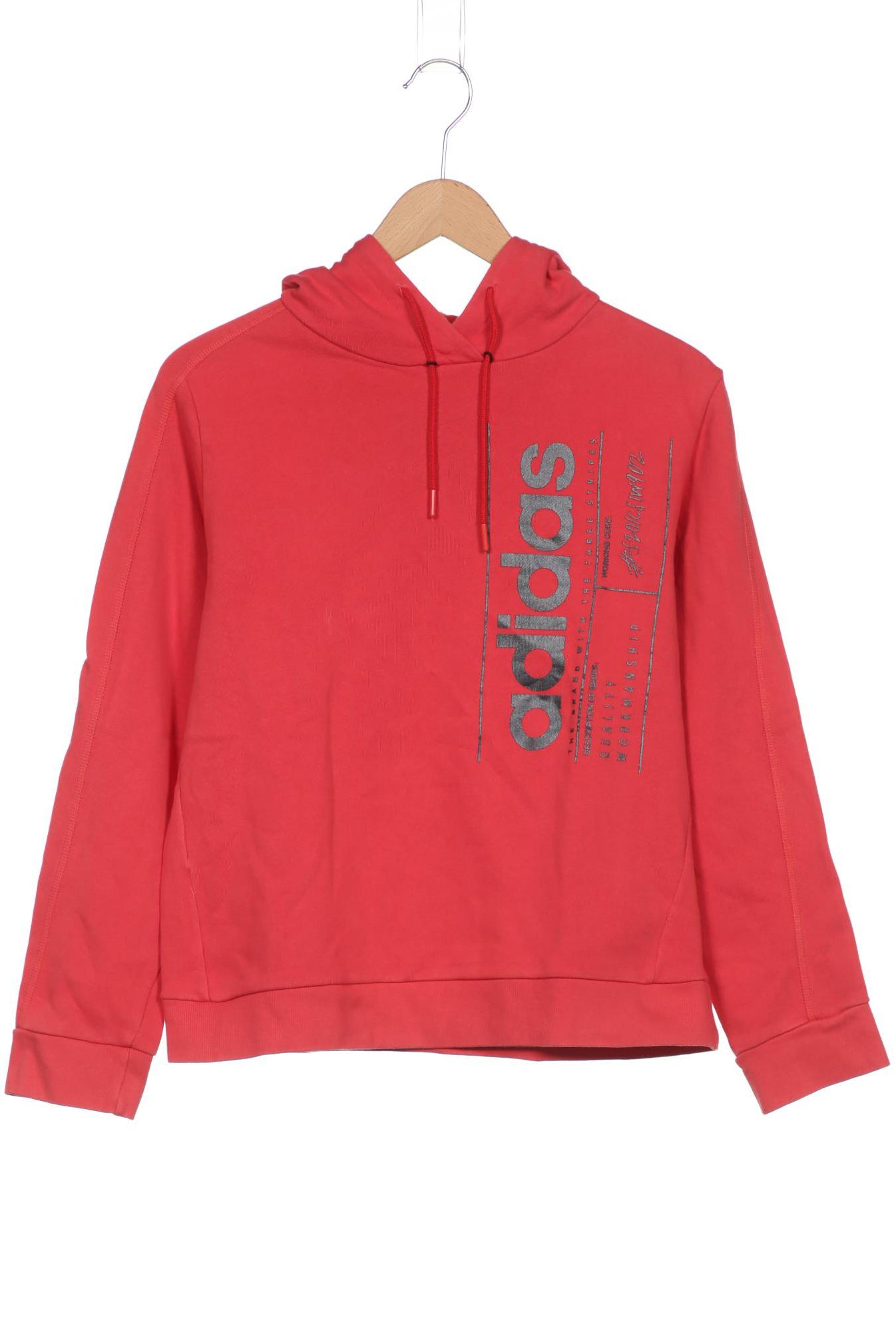 

adidas Damen Kapuzenpullover, rot, Gr. 44