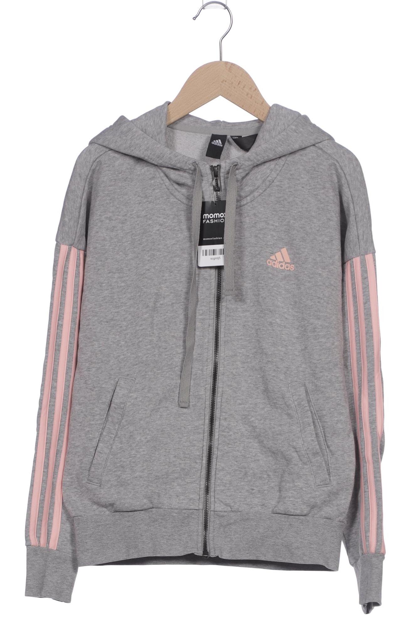 

adidas Damen Kapuzenpullover, grau, Gr. 34