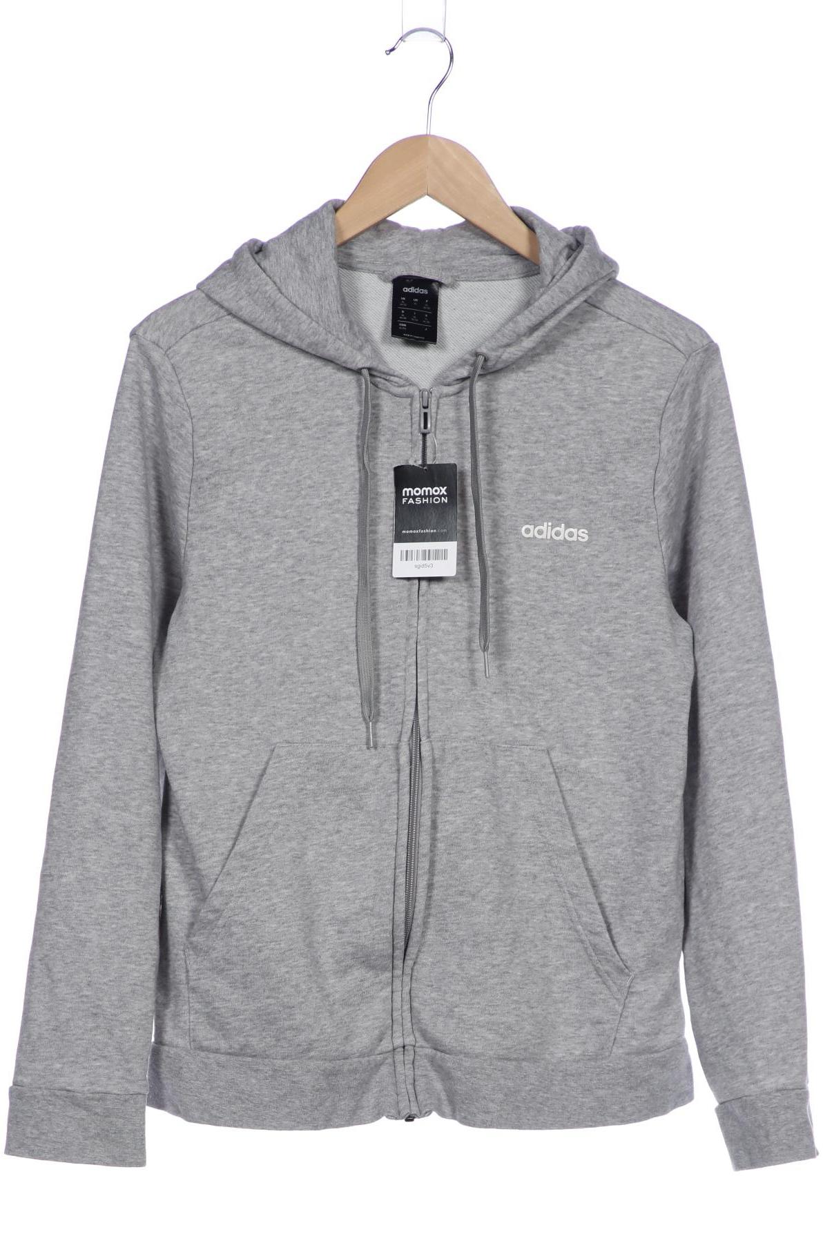 

adidas Damen Kapuzenpullover, grau, Gr. 44