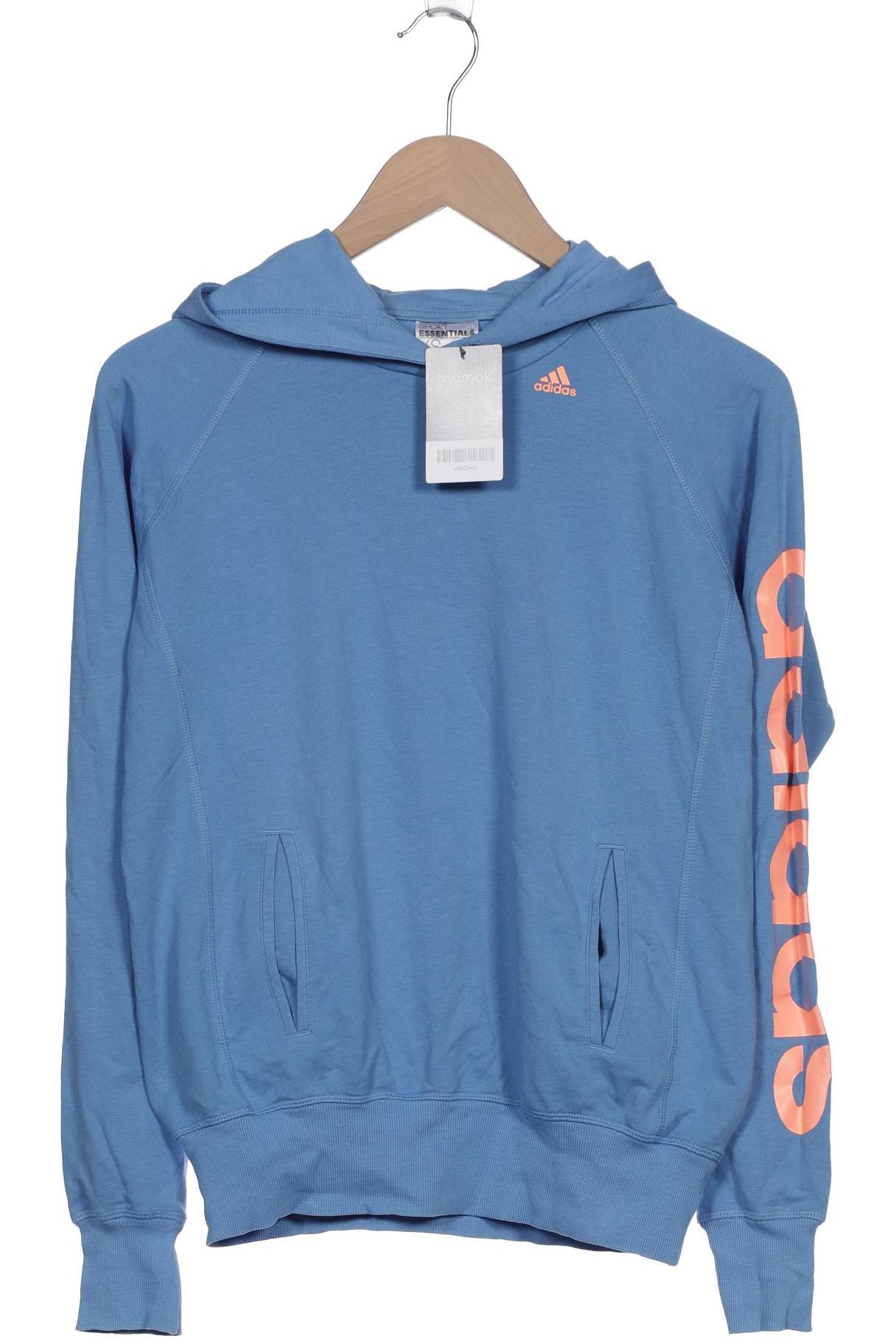 

adidas Damen Kapuzenpullover, blau, Gr. 34