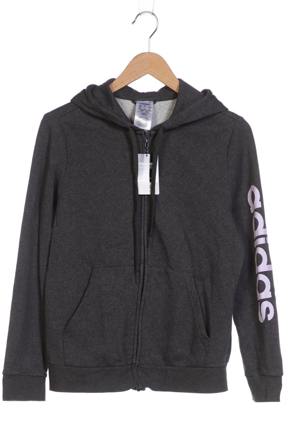 

adidas Damen Kapuzenpullover, grau, Gr. 42