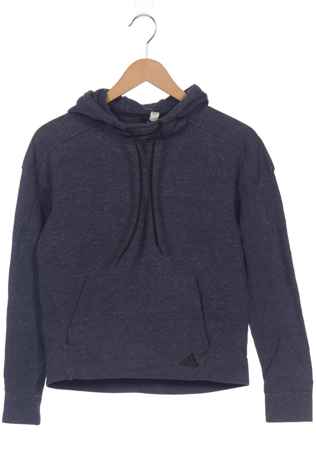 

adidas Damen Kapuzenpullover, blau, Gr. 36