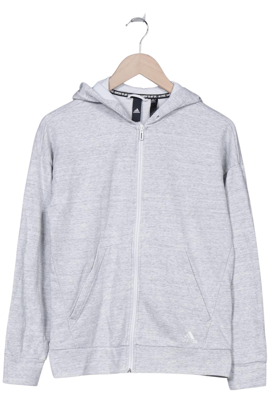 

adidas Damen Kapuzenpullover, grau, Gr. 36