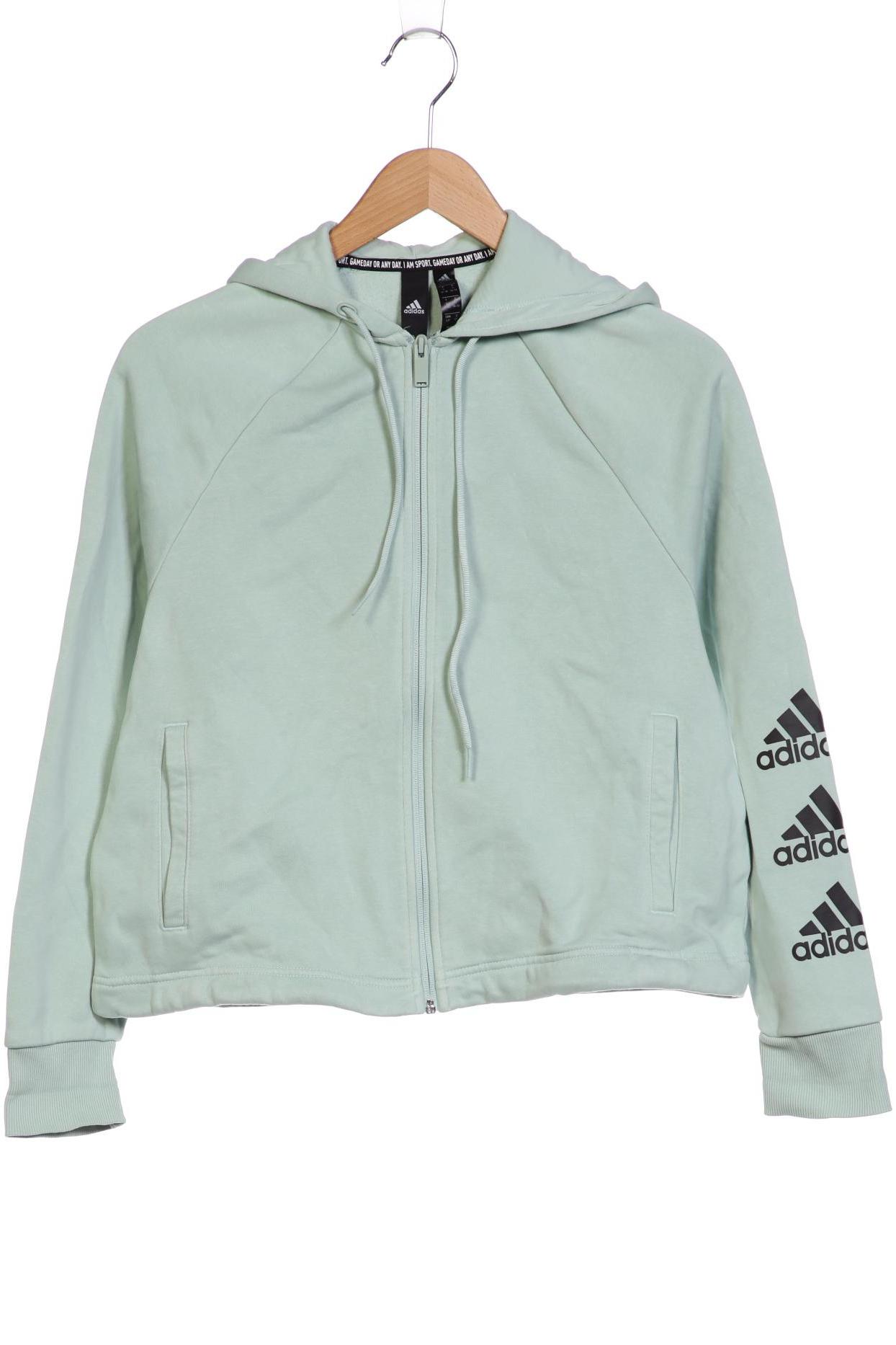

adidas Damen Kapuzenpullover, hellgrün, Gr. 36