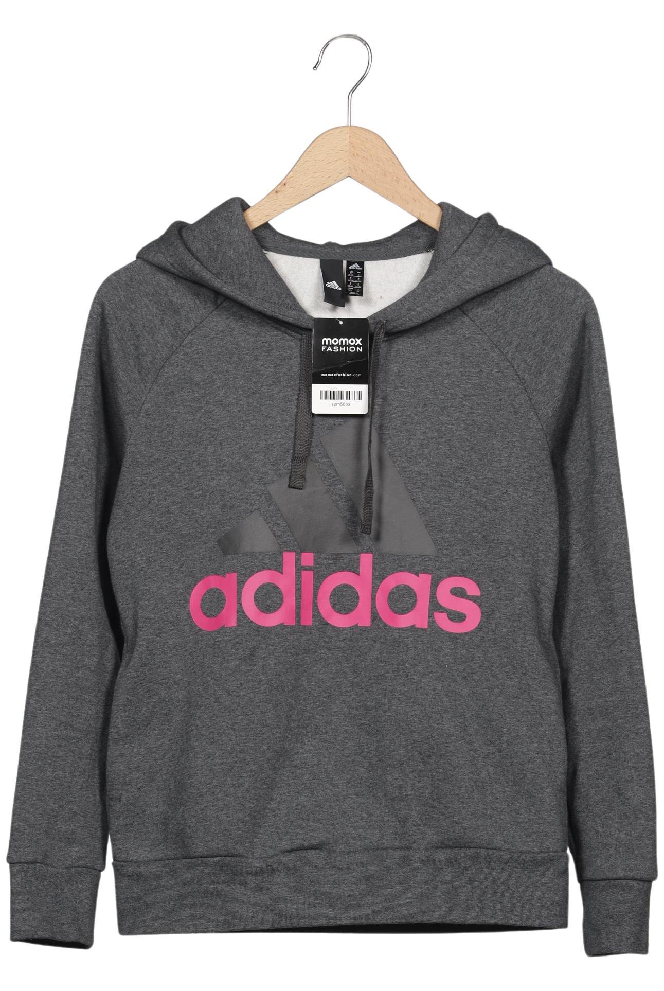 

adidas Damen Kapuzenpullover, grau, Gr. 36