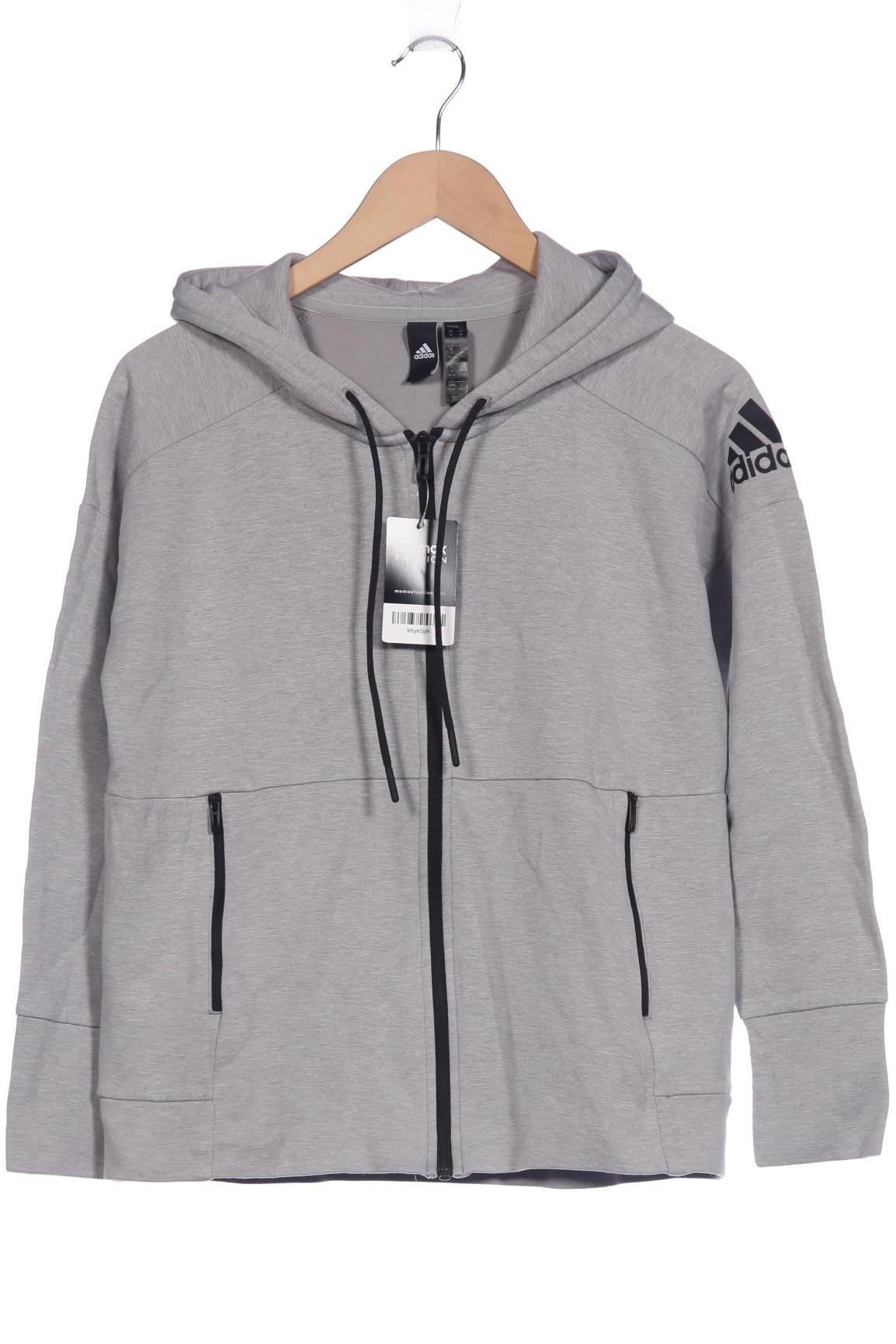 

adidas Damen Kapuzenpullover, grau, Gr. 38