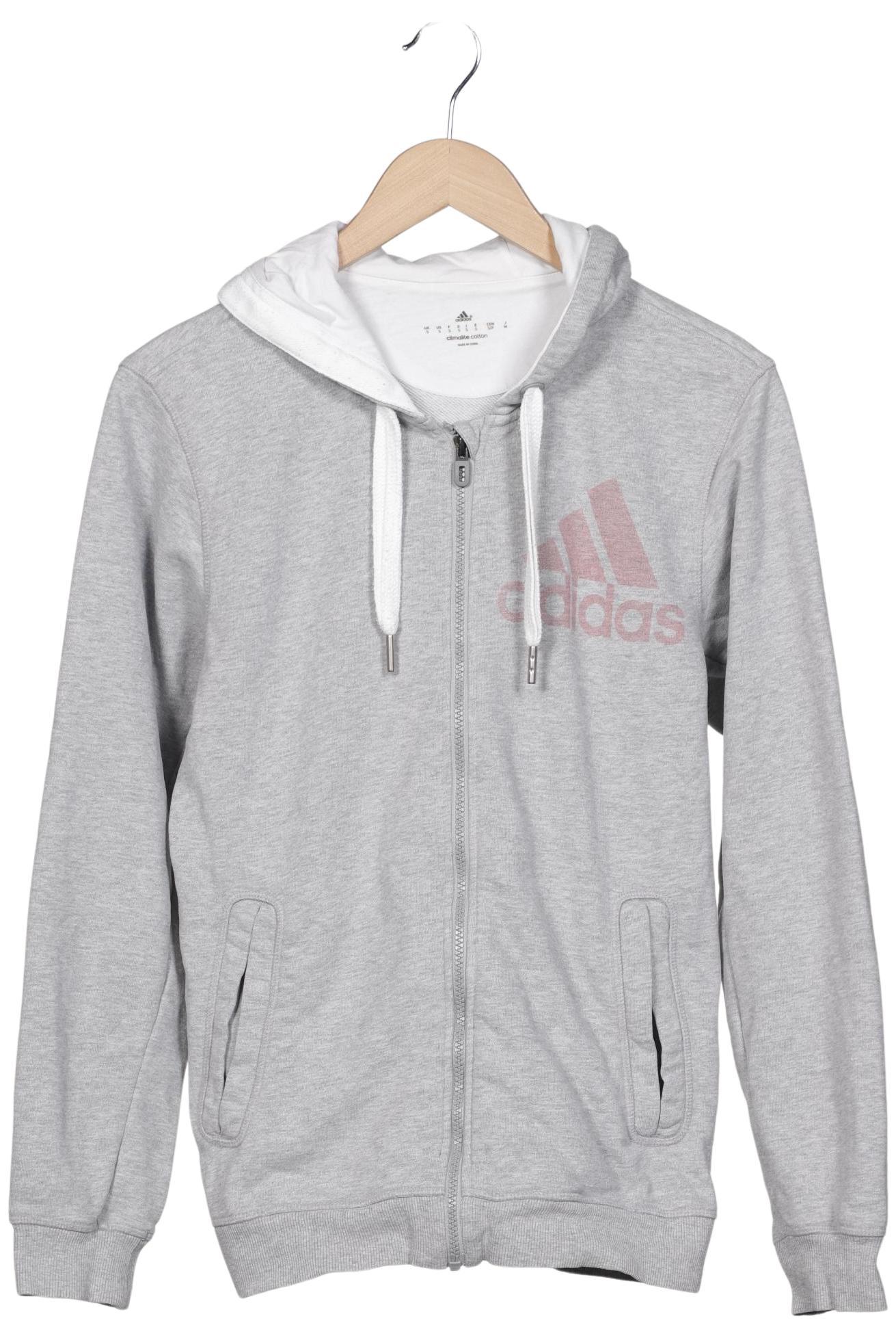 

adidas Damen Kapuzenpullover, grau, Gr. 36