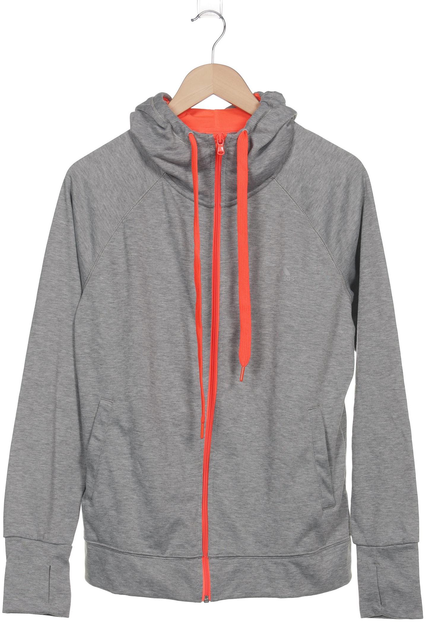

adidas Damen Kapuzenpullover, grau, Gr. 42