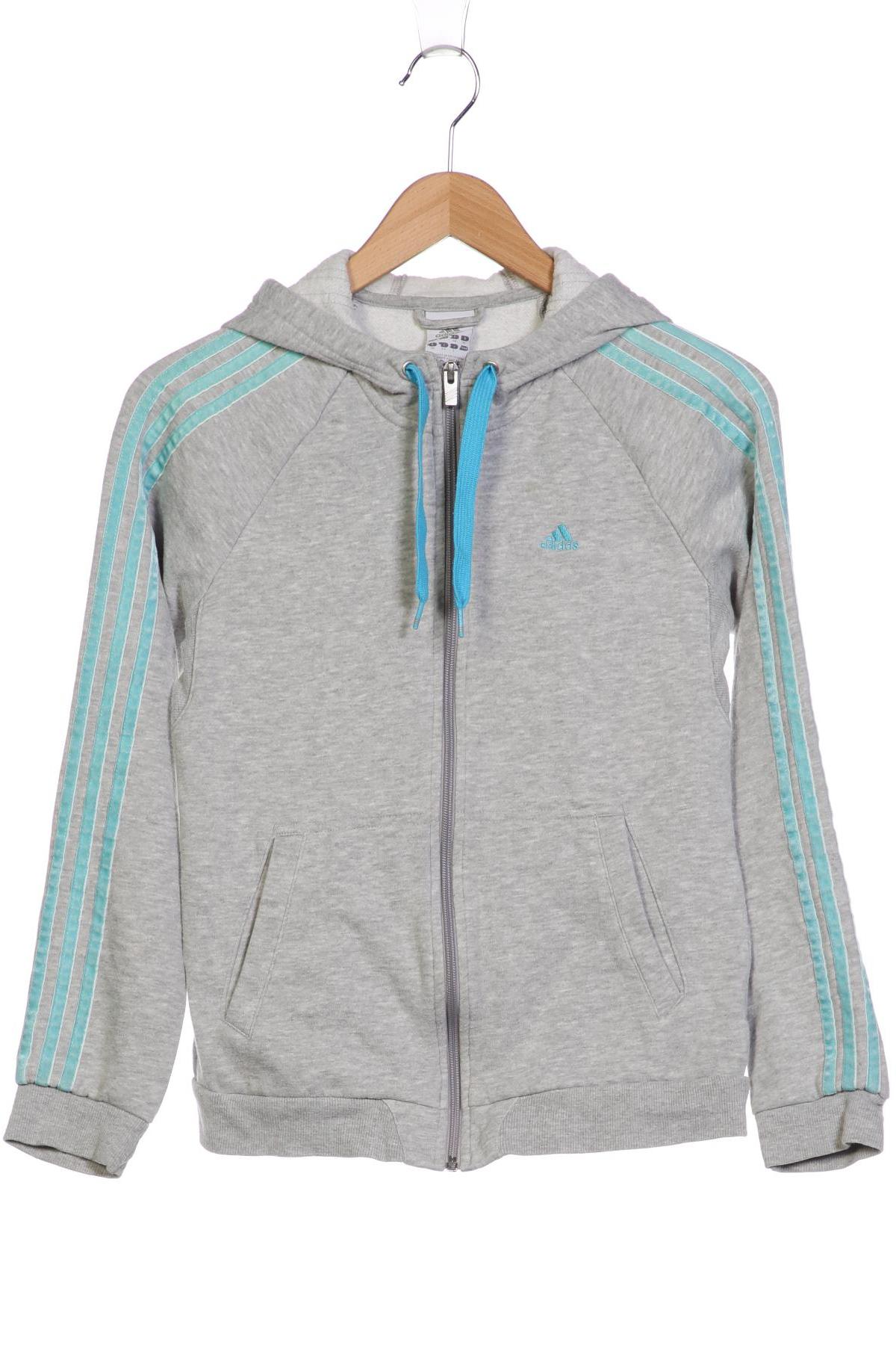 

adidas Damen Kapuzenpullover, grau, Gr. 38