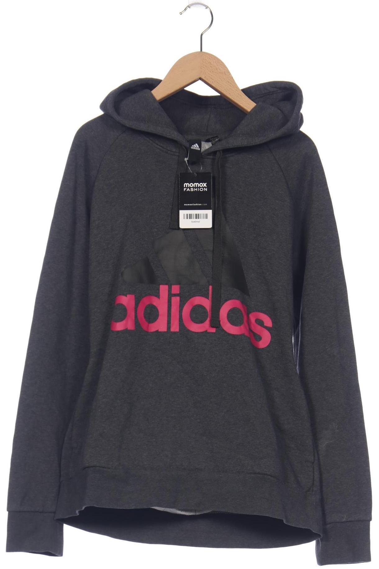 

adidas Damen Kapuzenpullover, grau, Gr. 42