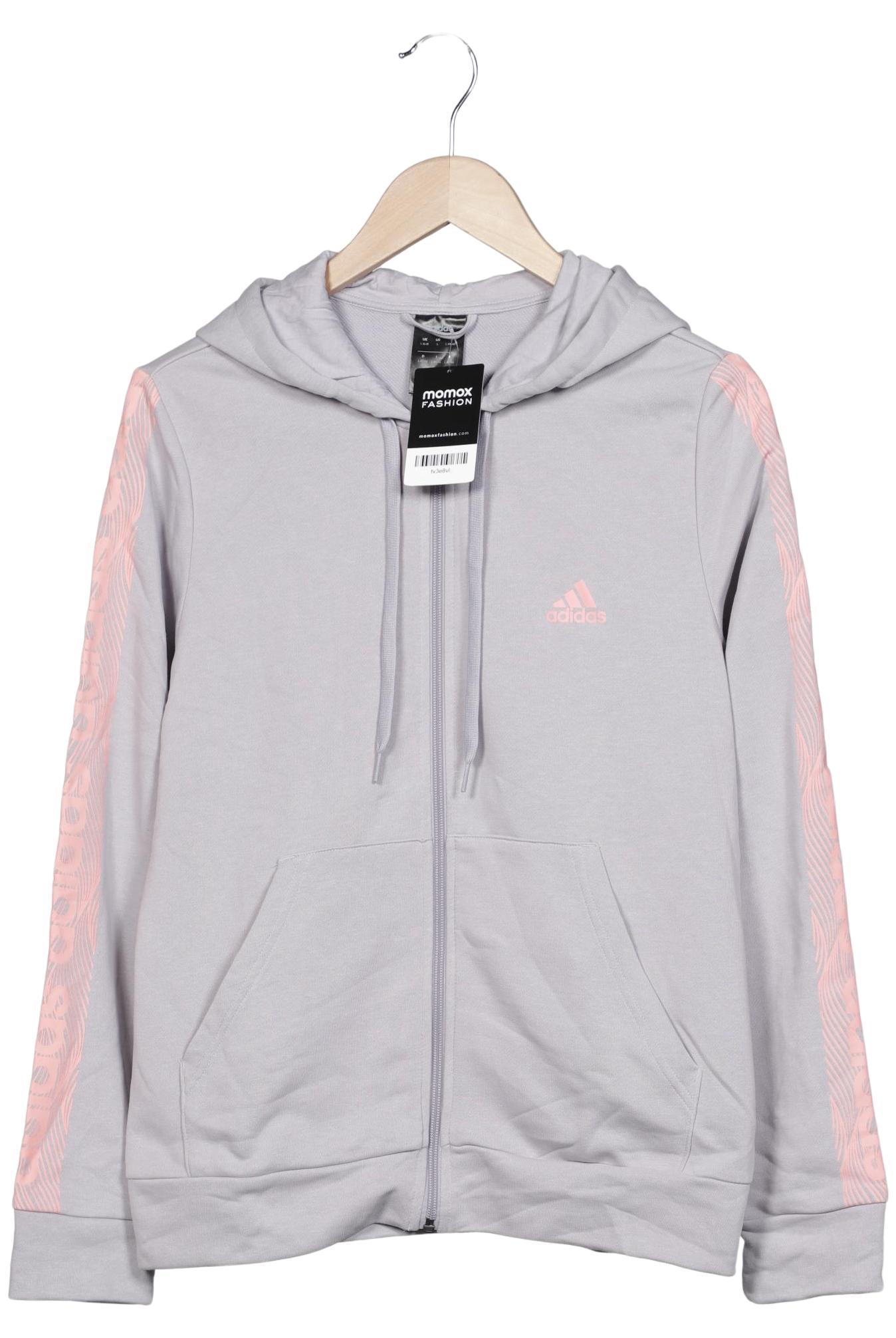 

adidas Damen Kapuzenpullover, grau, Gr. 42