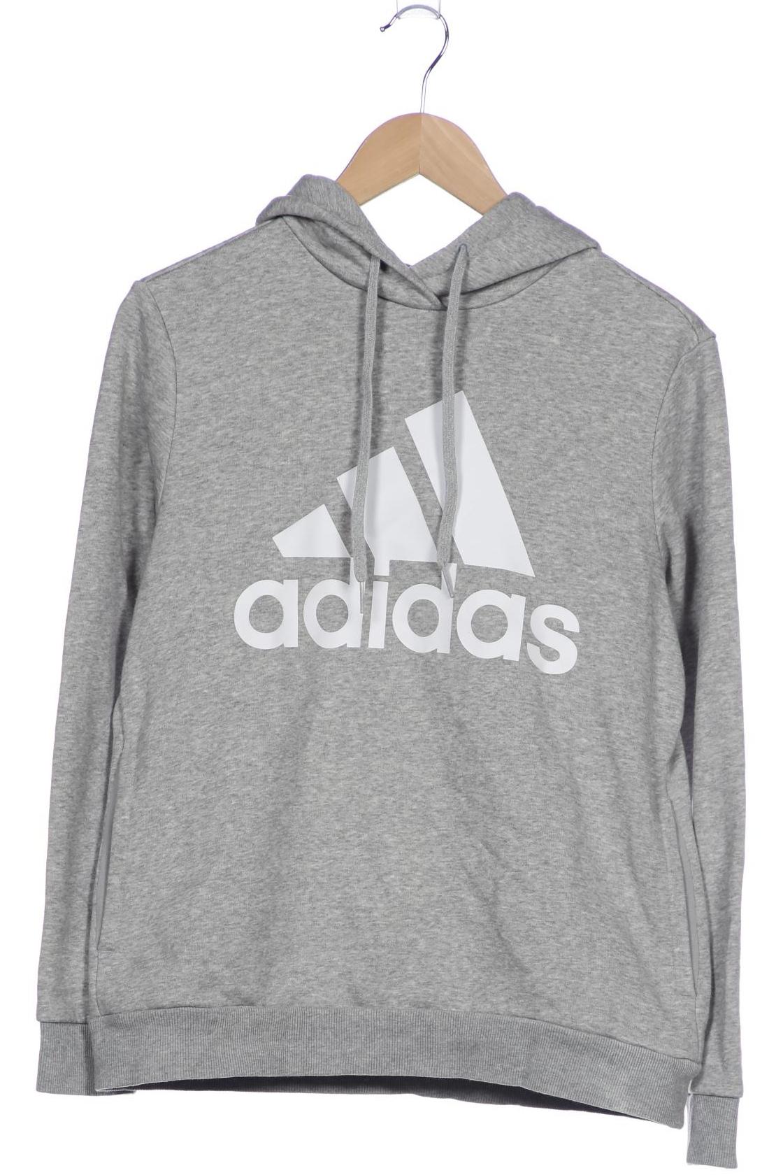 

adidas Damen Kapuzenpullover, grau, Gr. 42