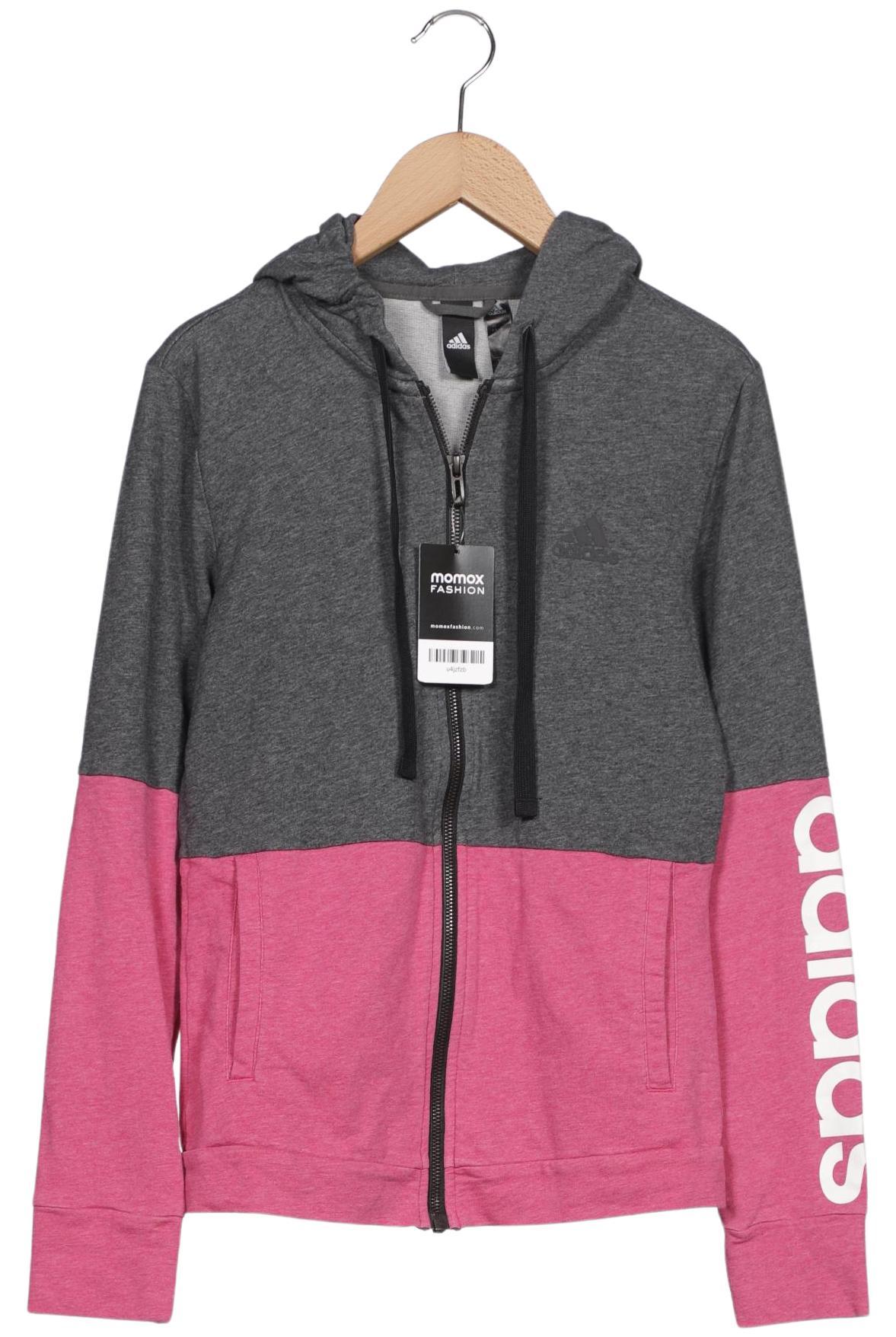 

adidas Damen Kapuzenpullover, grau, Gr. 34