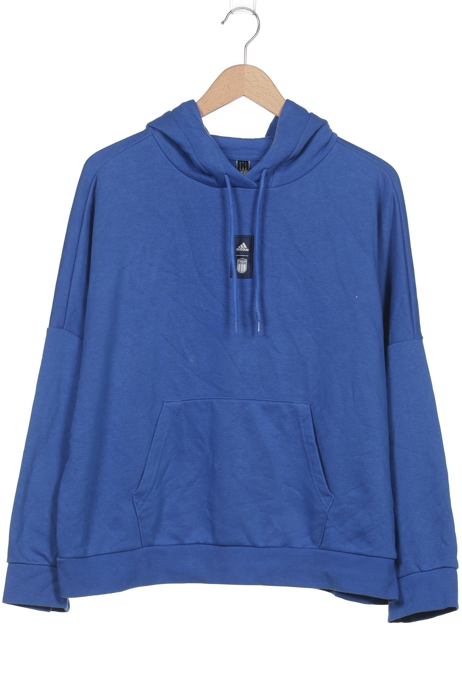 

adidas Damen Kapuzenpullover, blau, Gr. 42