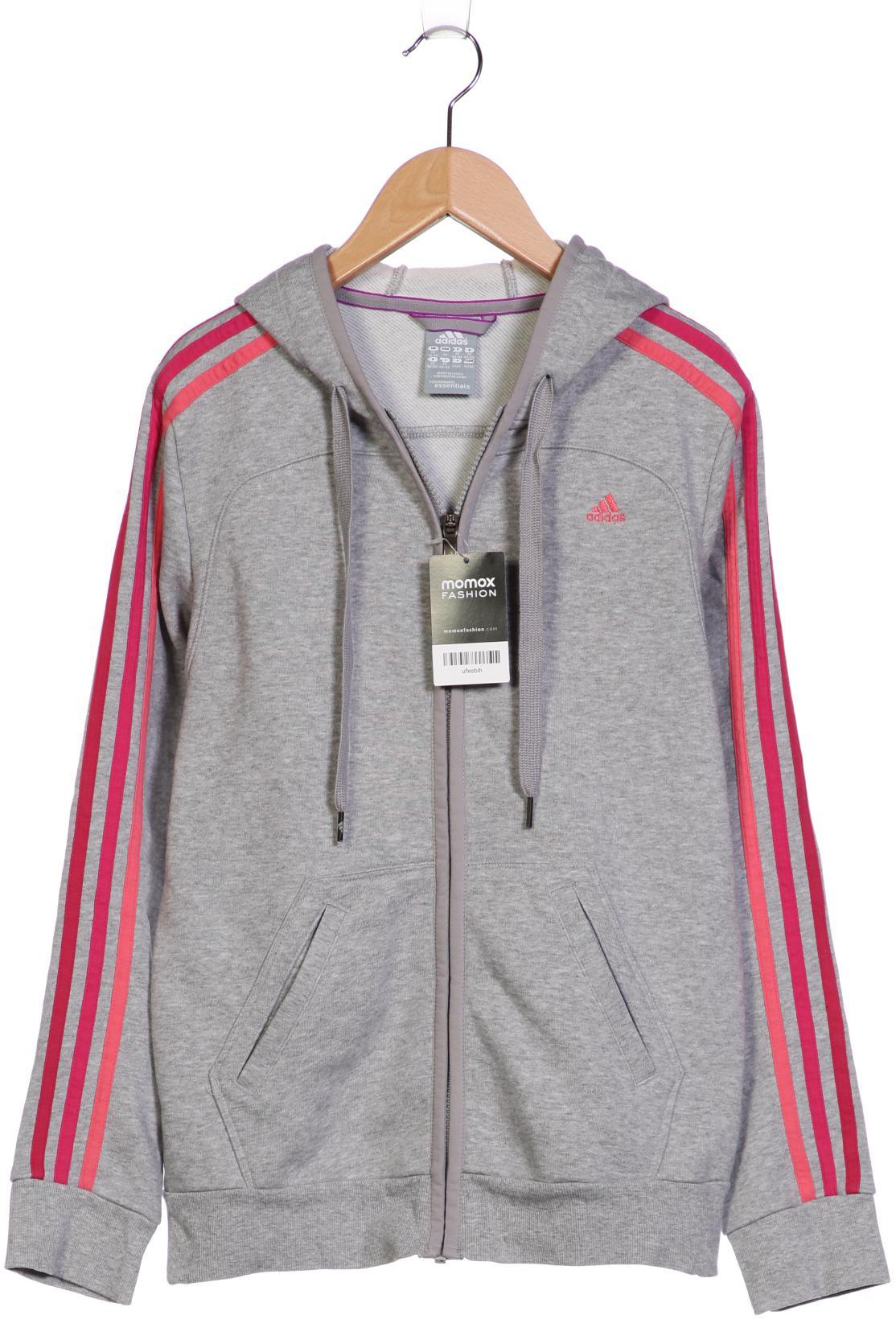

adidas Damen Kapuzenpullover, grau, Gr. 38