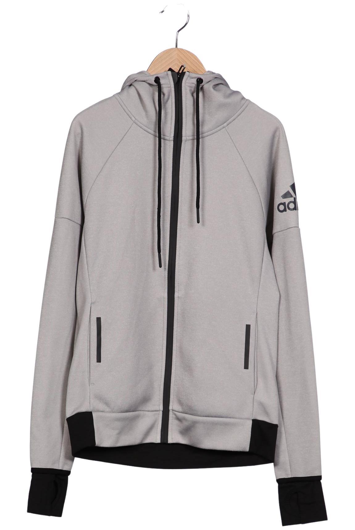 

adidas Damen Kapuzenpullover, grau, Gr. 34