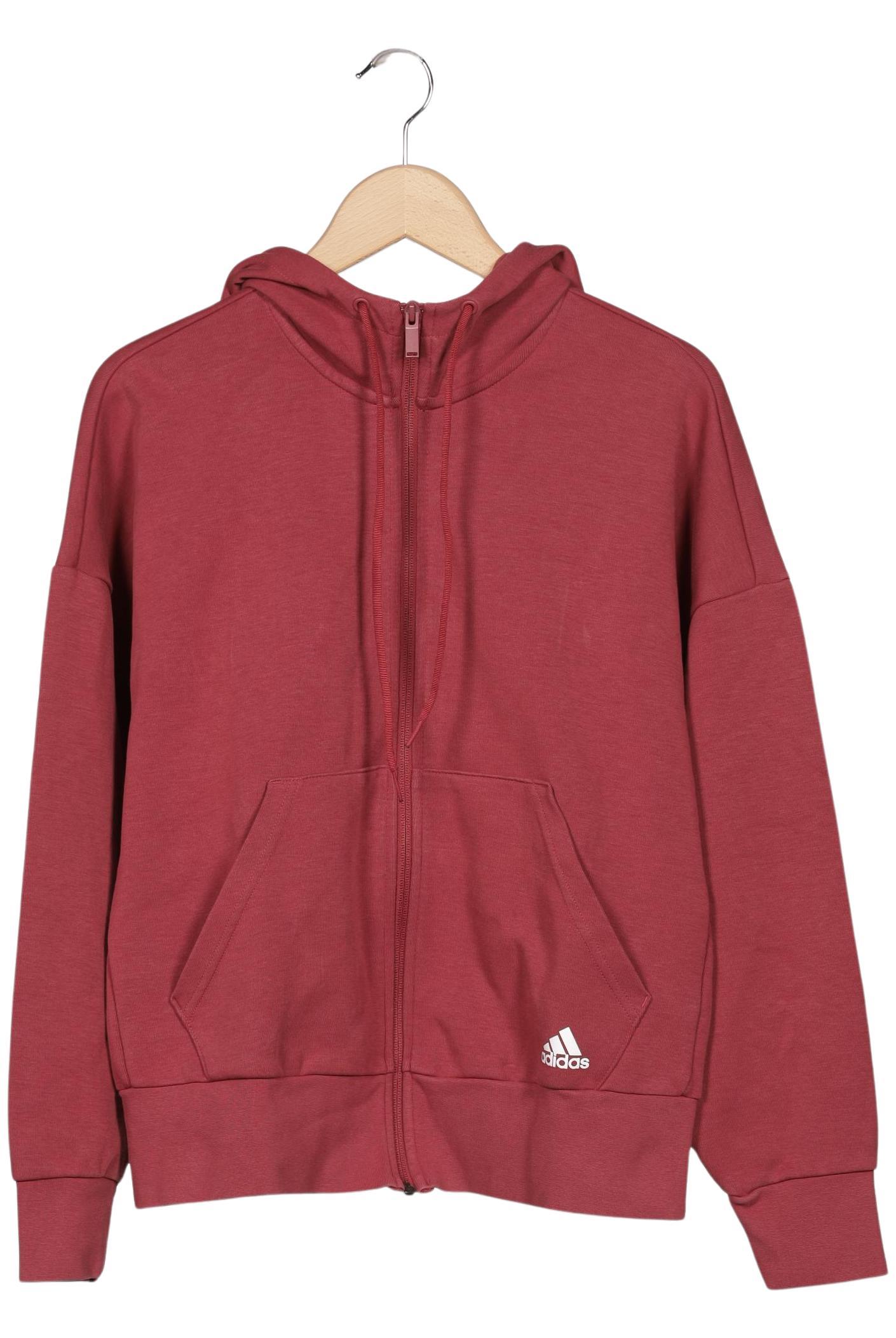 

adidas Damen Kapuzenpullover, rot, Gr. 38
