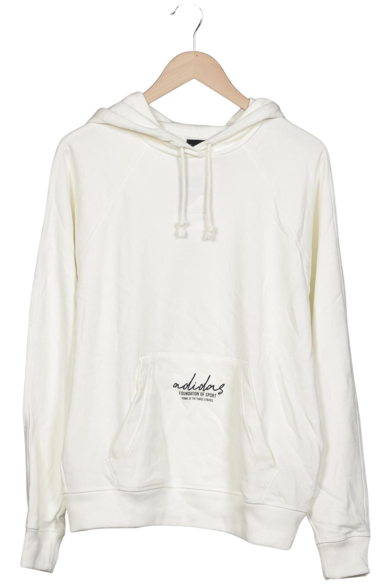 

adidas Damen Kapuzenpullover, cremeweiß, Gr. 44