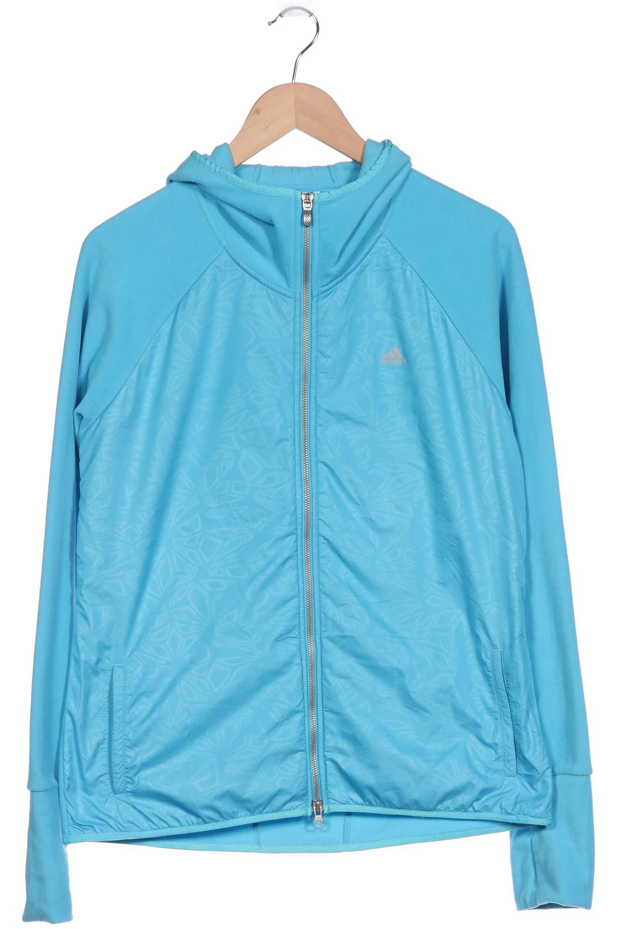 

adidas Damen Kapuzenpullover, blau, Gr. 42
