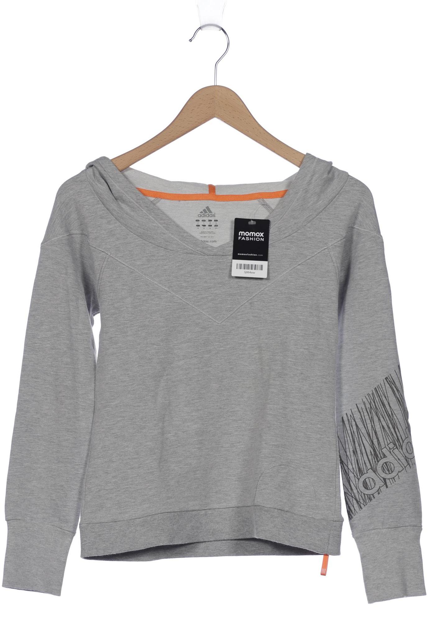 

adidas Damen Kapuzenpullover, grau, Gr. 36