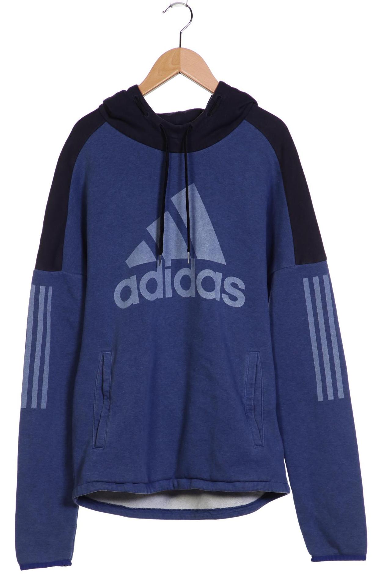 

adidas Damen Kapuzenpullover, blau, Gr. 36