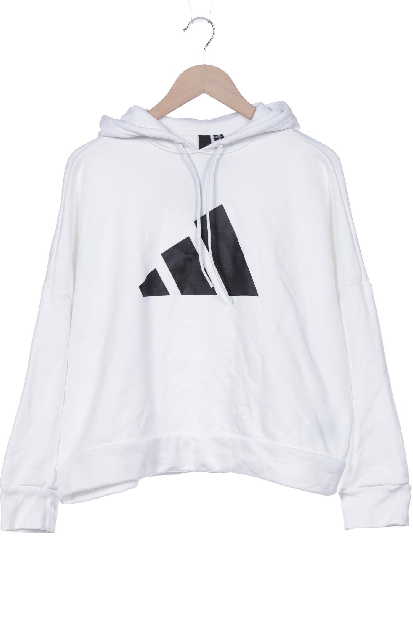 

adidas Damen Kapuzenpullover, weiß, Gr. 44