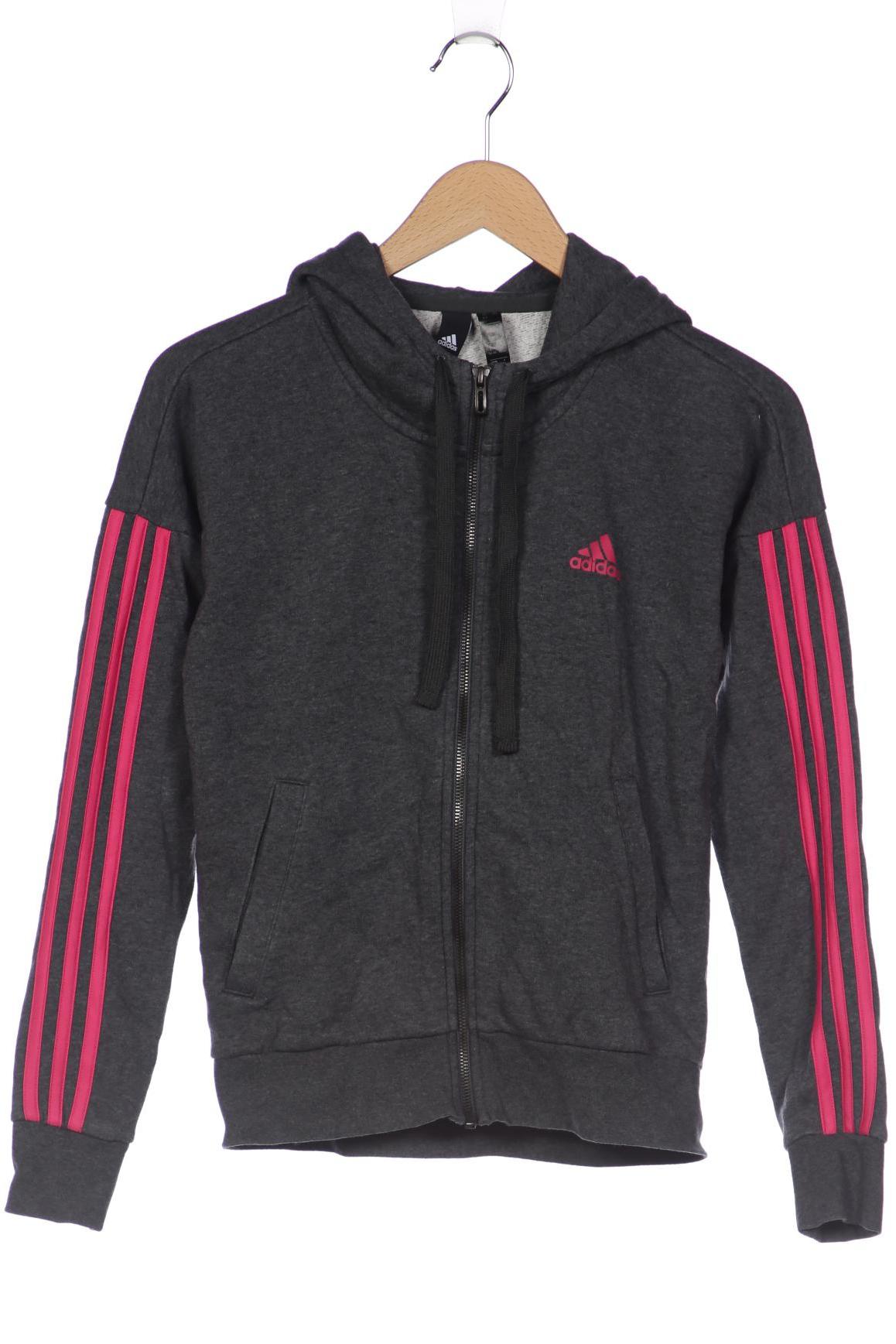 

adidas Damen Kapuzenpullover, grau, Gr. 34