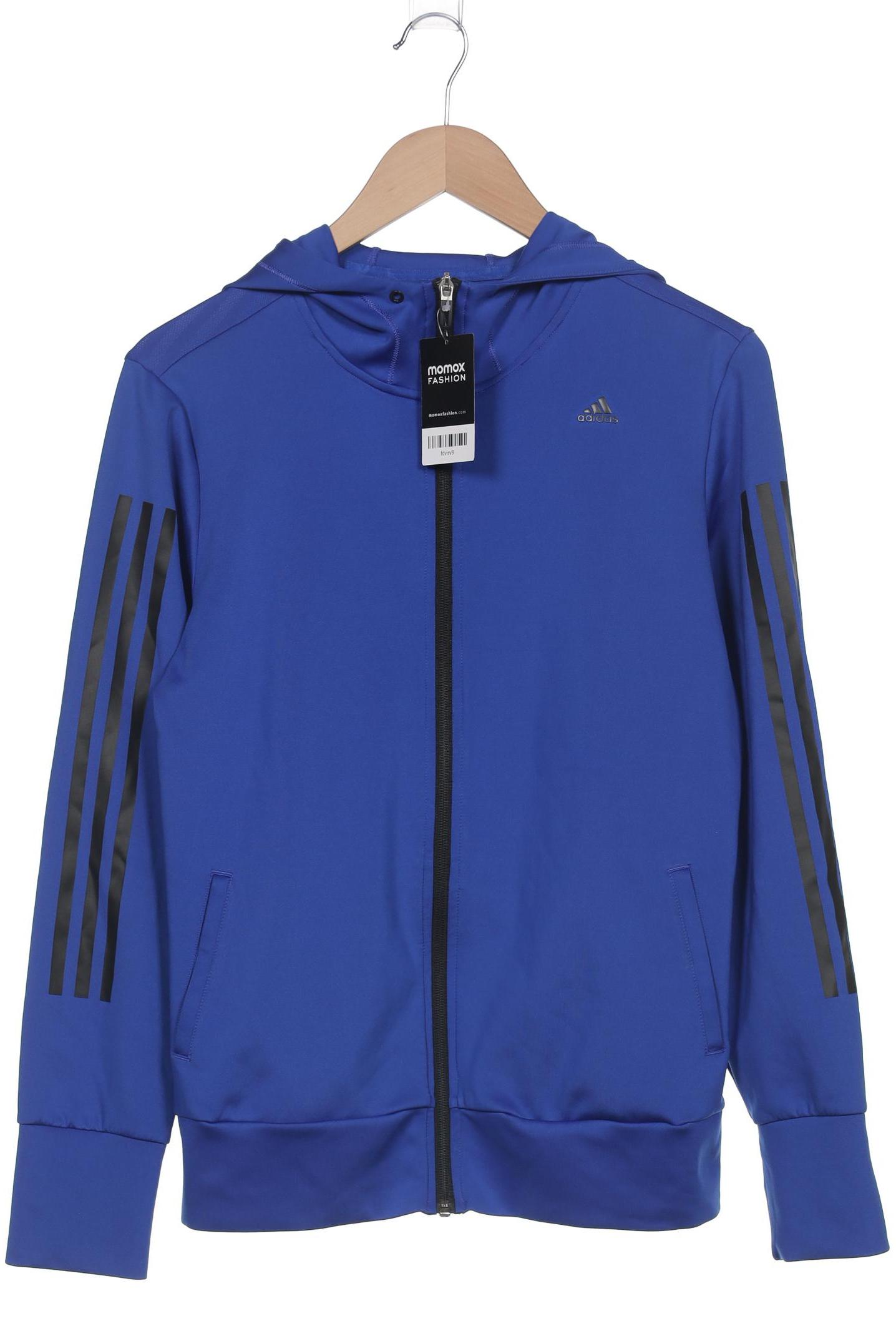 

adidas Damen Kapuzenpullover, blau, Gr. 42