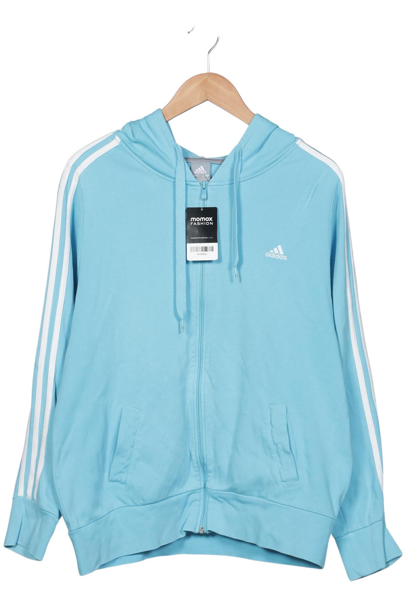 

adidas Damen Kapuzenpullover, hellblau, Gr. 50