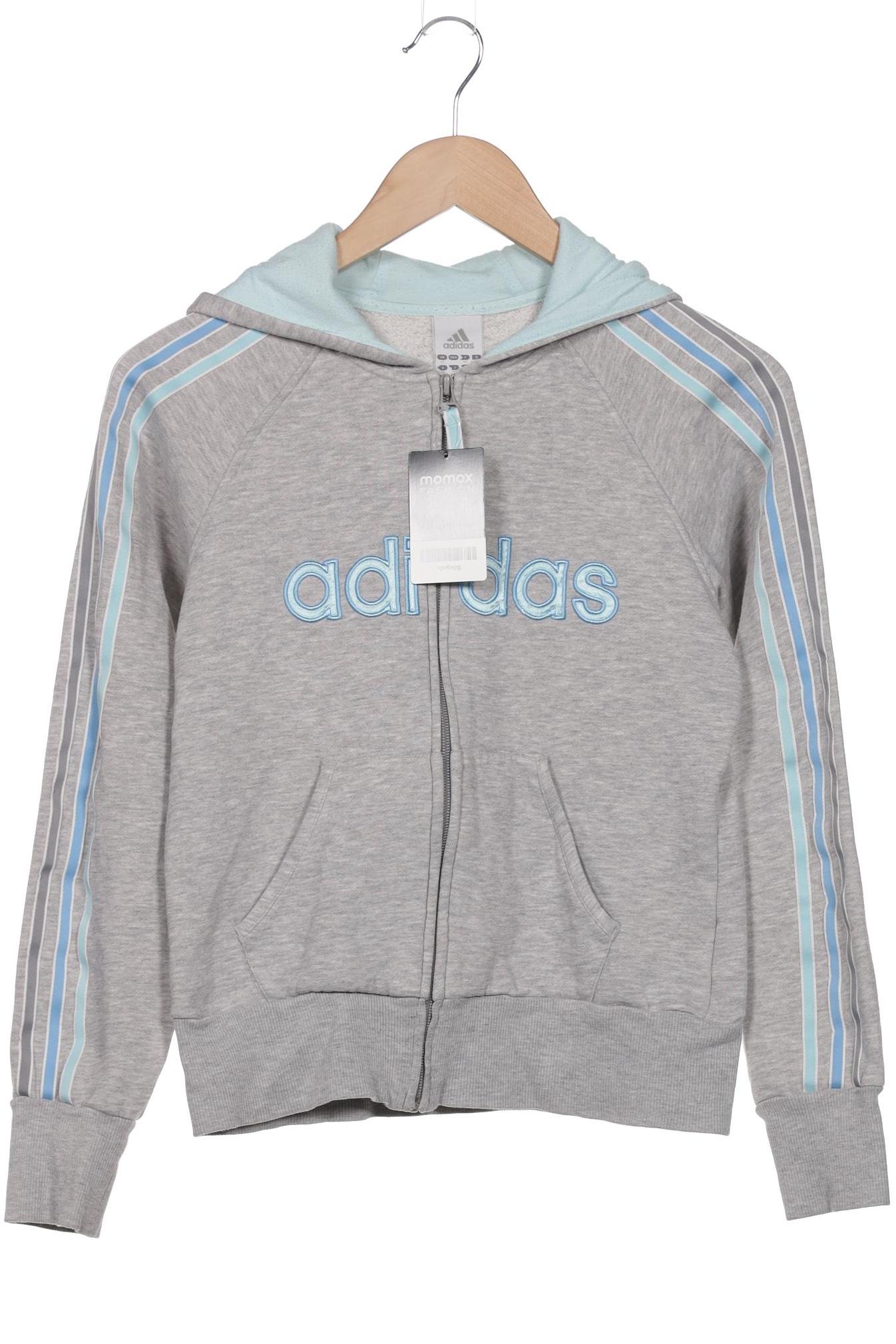 

adidas Damen Kapuzenpullover, grau, Gr. 38