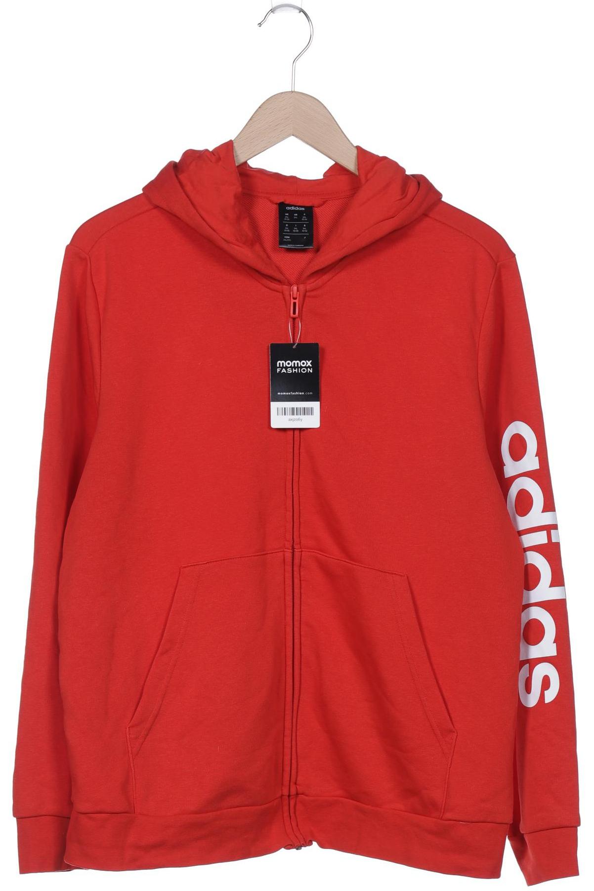 

adidas Damen Kapuzenpullover, rot, Gr. 46