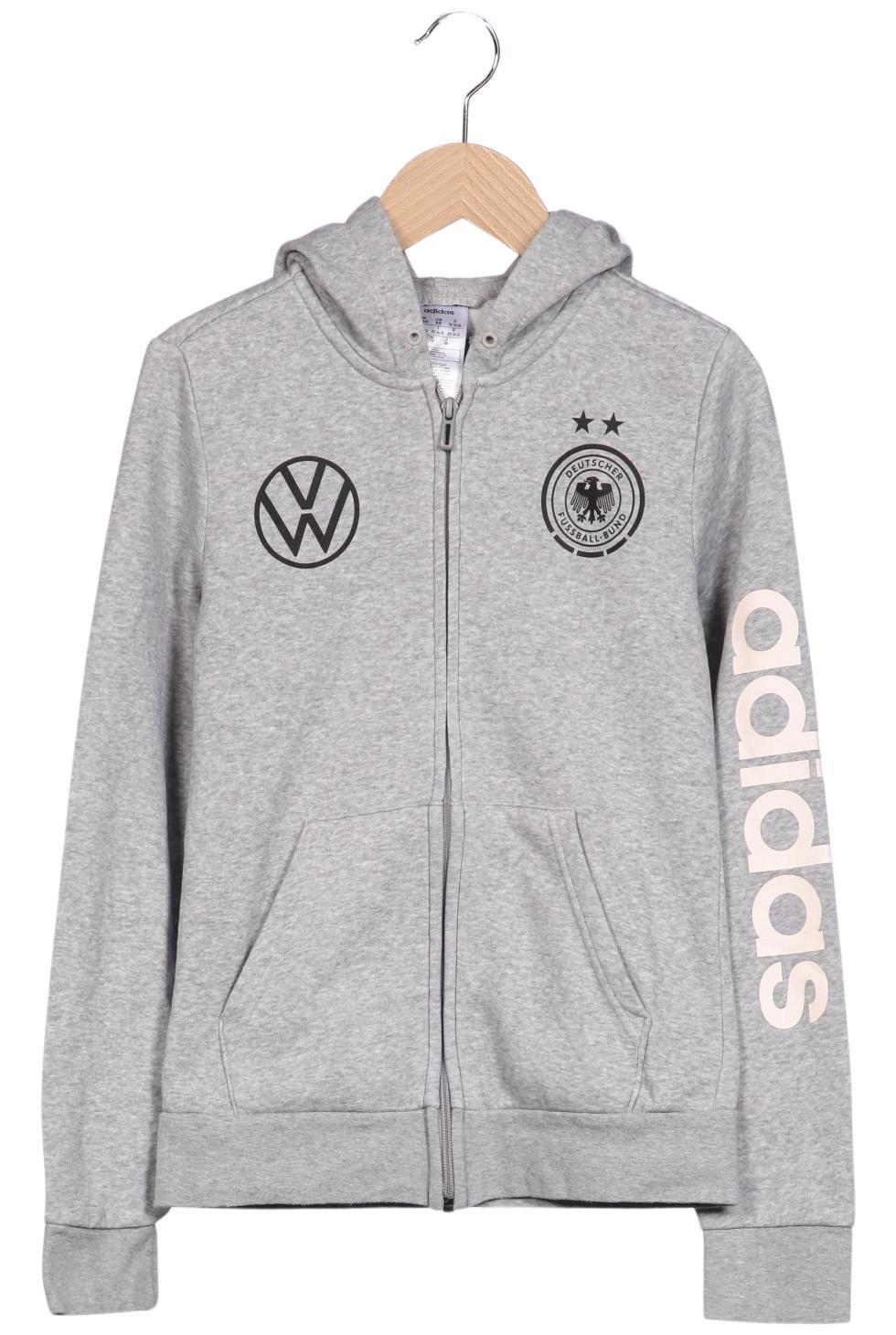 

adidas Damen Kapuzenpullover, grau, Gr. 34