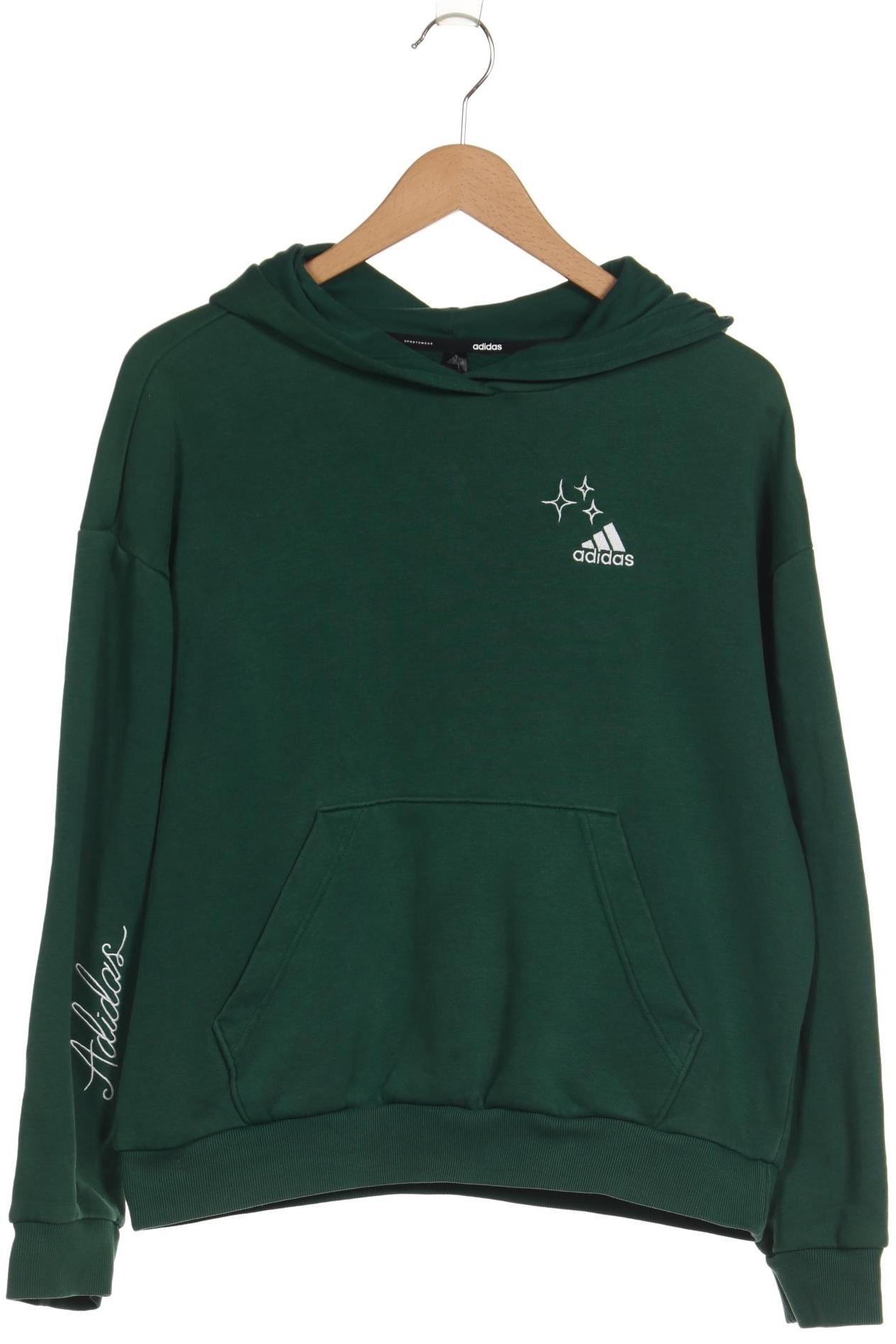 

adidas Damen Kapuzenpullover, grün, Gr. 34