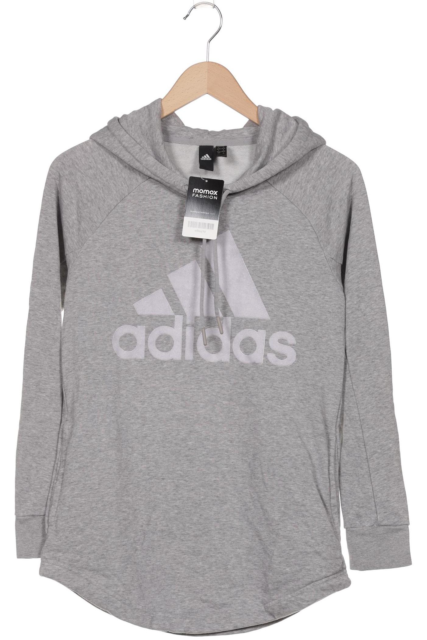 

adidas Damen Kapuzenpullover, grau, Gr. 36